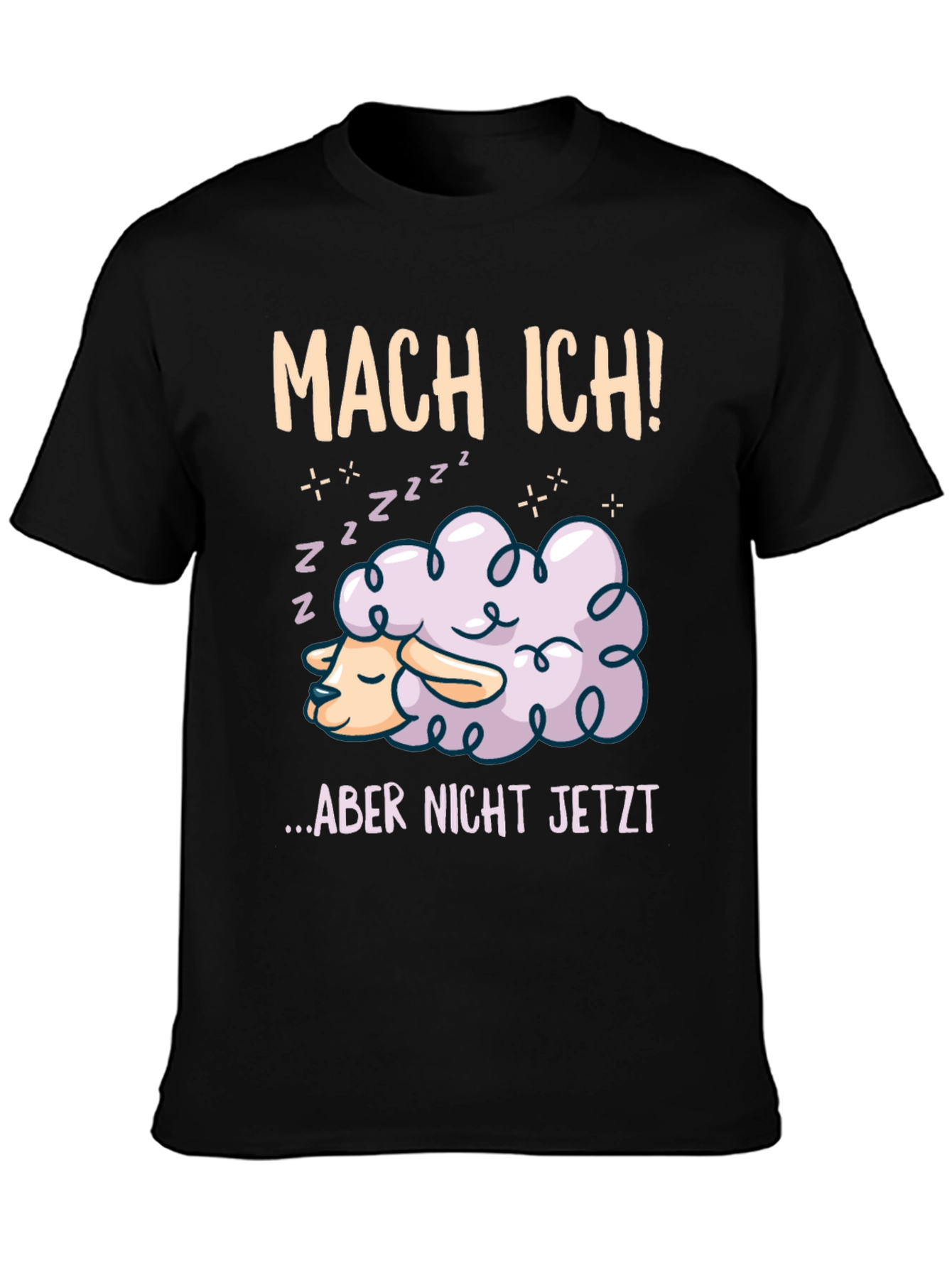 Mach Ich! T-Shirt - Sleeping Sheep Design