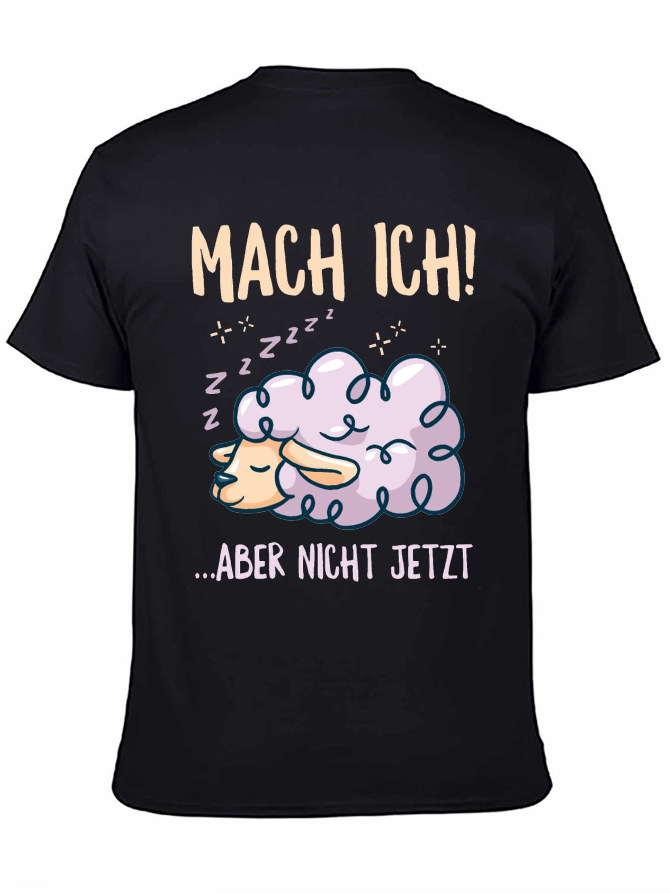 Mach Ich! T-Shirt - Sleeping Sheep Design