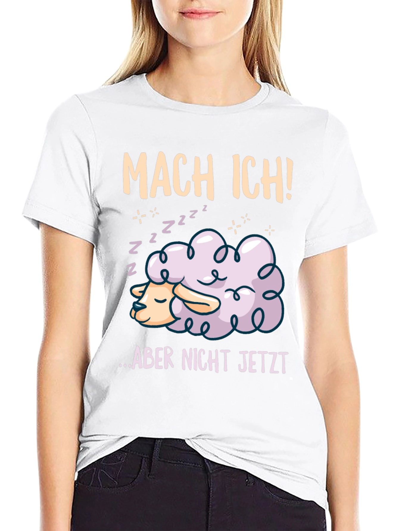 Mach Ich! T-Shirt - Sleeping Sheep Design