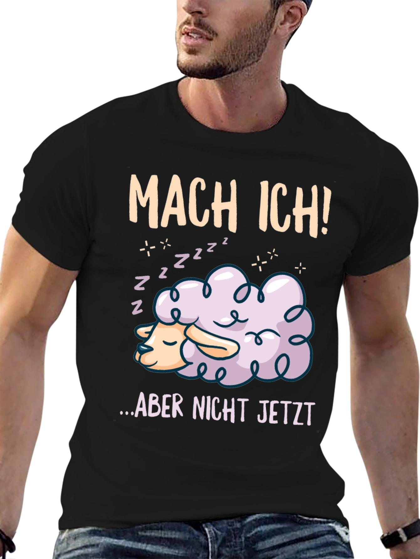 Mach Ich! T-Shirt - Sleeping Sheep Design