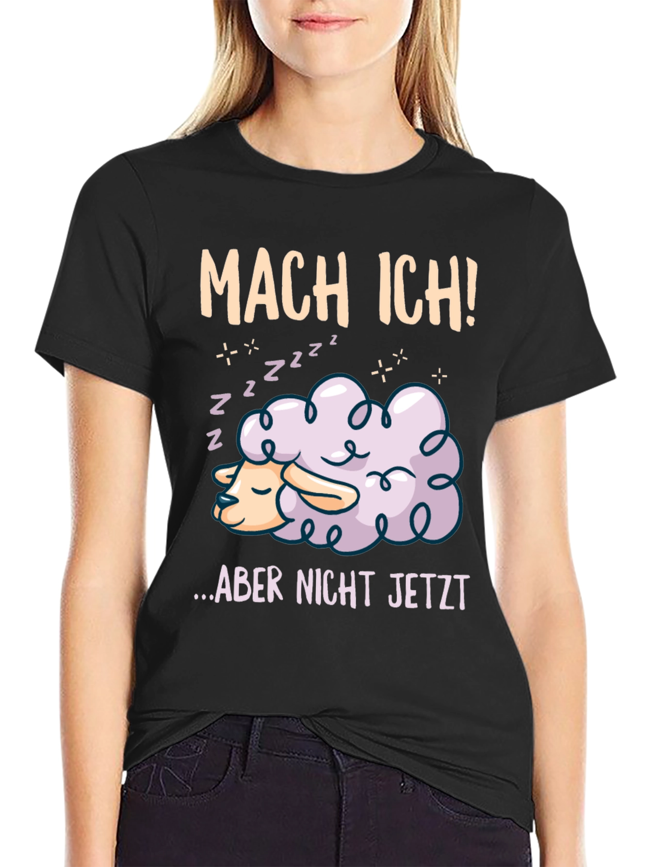 Mach Ich! T-Shirt - Sleeping Sheep Design