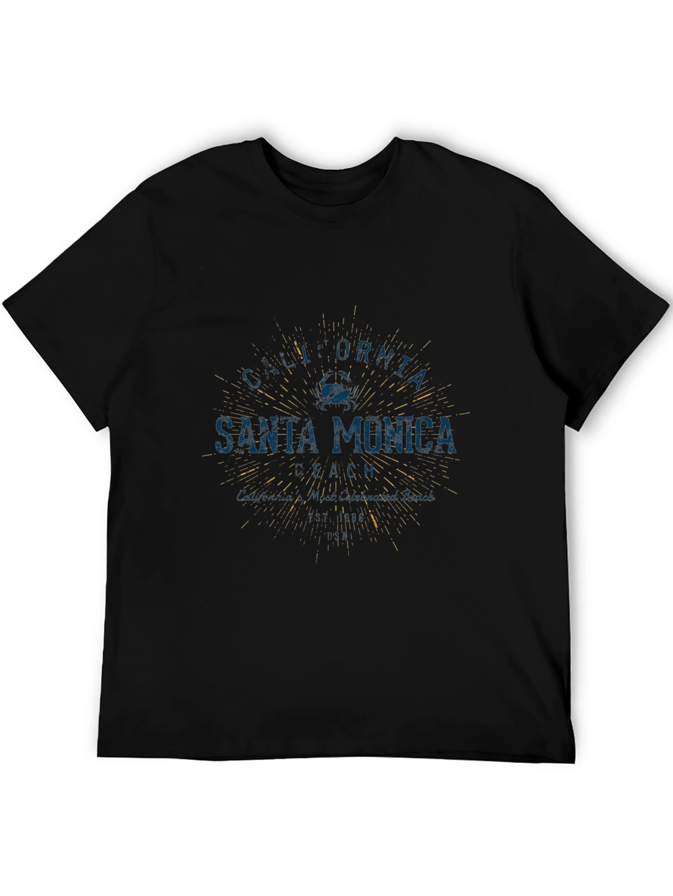 Santa Monica California Graphic T-Shirt