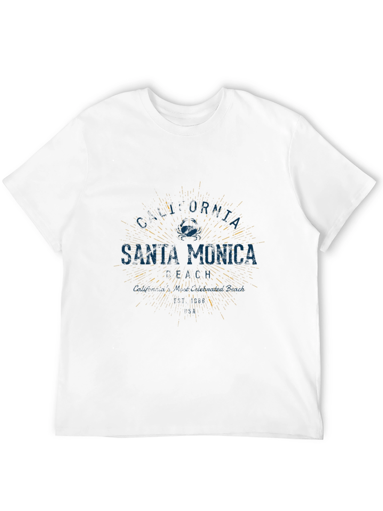 Santa Monica California Graphic T-Shirt