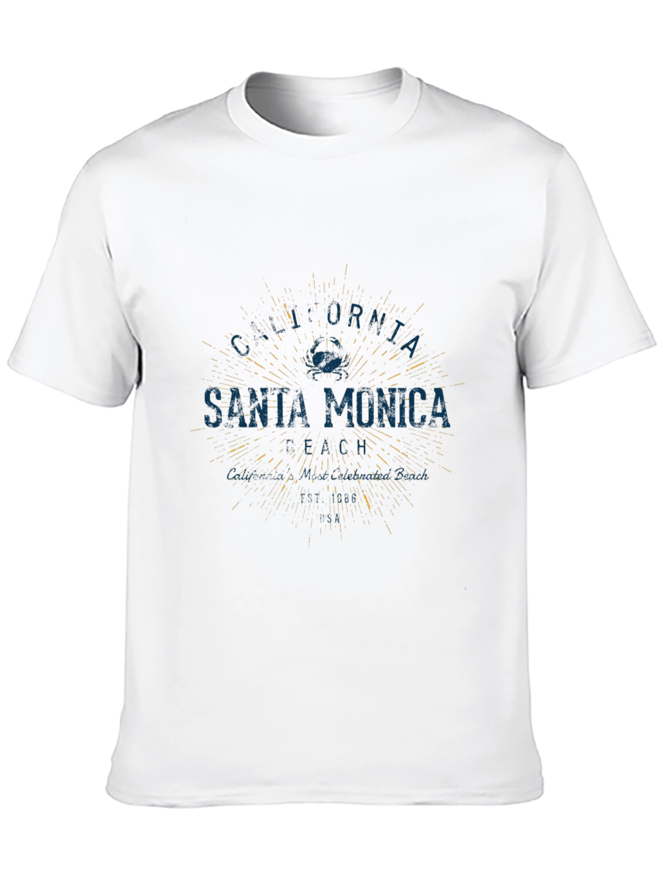Santa Monica California Graphic T-Shirt