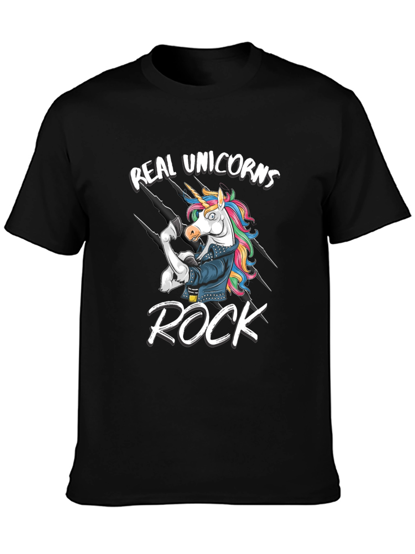 Real Unicorns Rock T-Shirt - Black