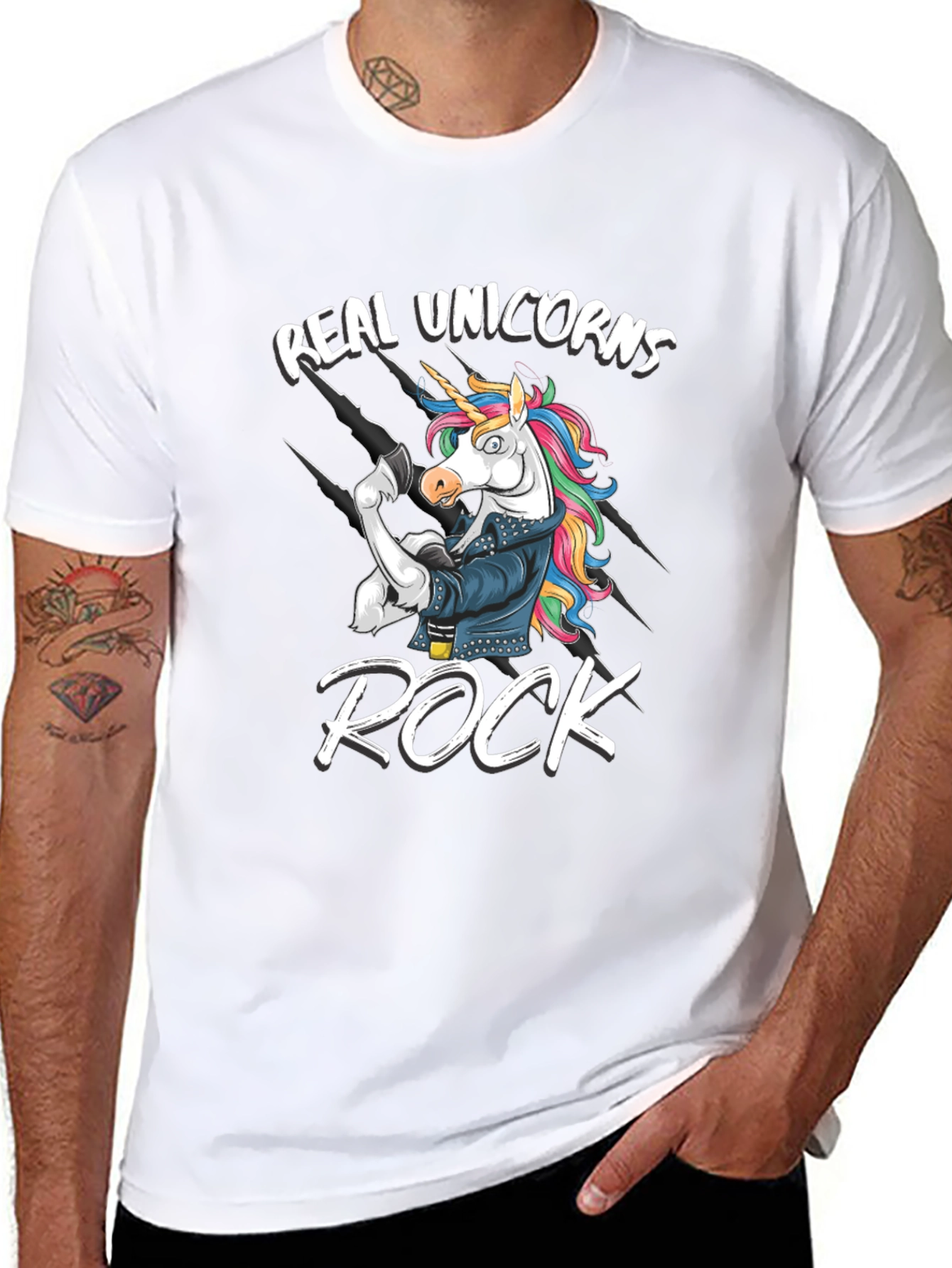 Real Unicorns Rock T-Shirt - Black