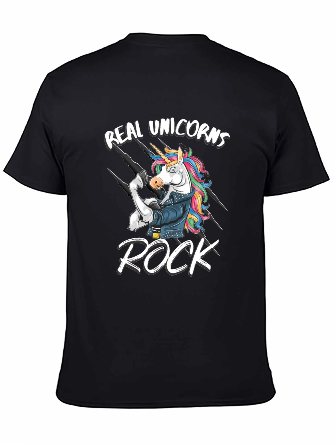 Real Unicorns Rock T-Shirt - Black