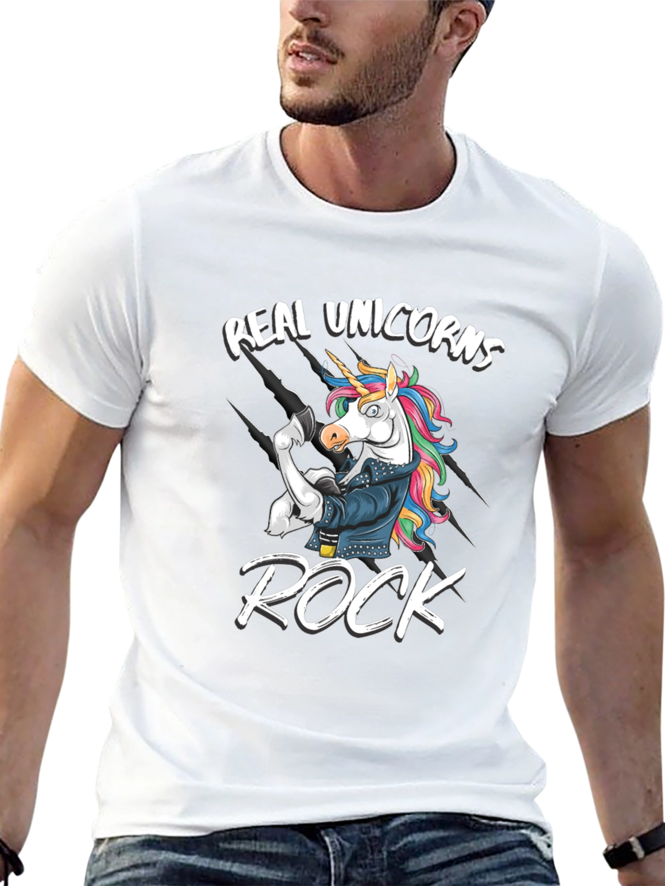 Real Unicorns Rock T-Shirt - Black