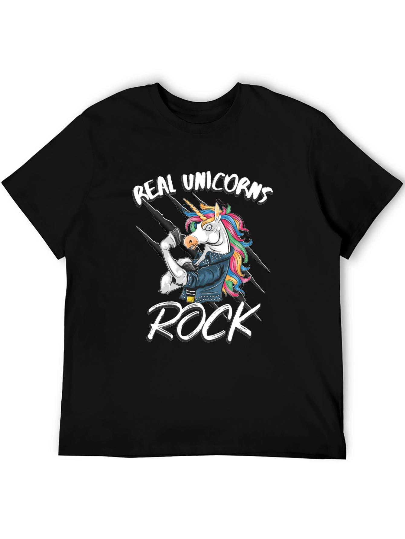 Real Unicorns Rock T-Shirt - Black