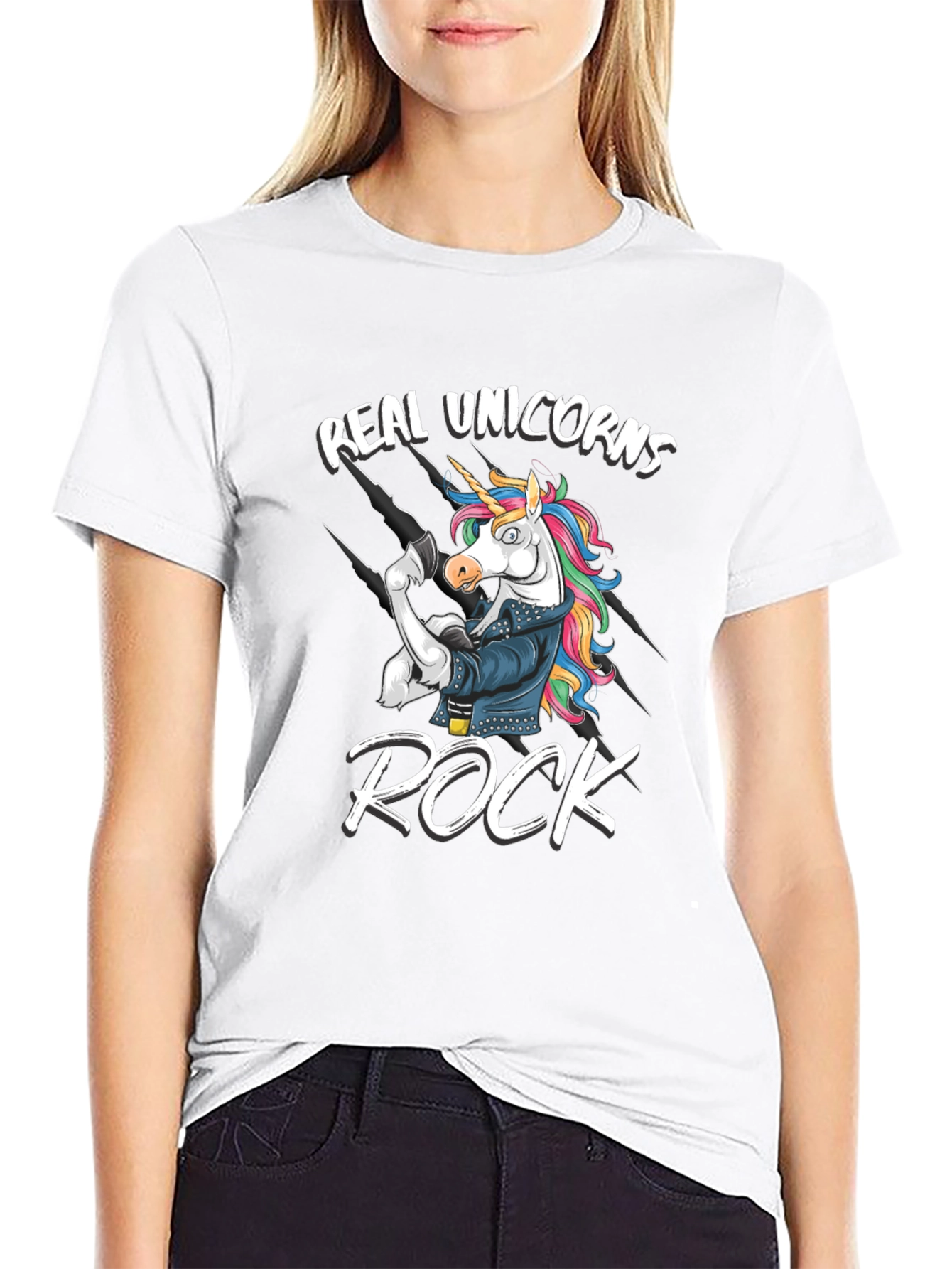 Real Unicorns Rock T-Shirt - Black