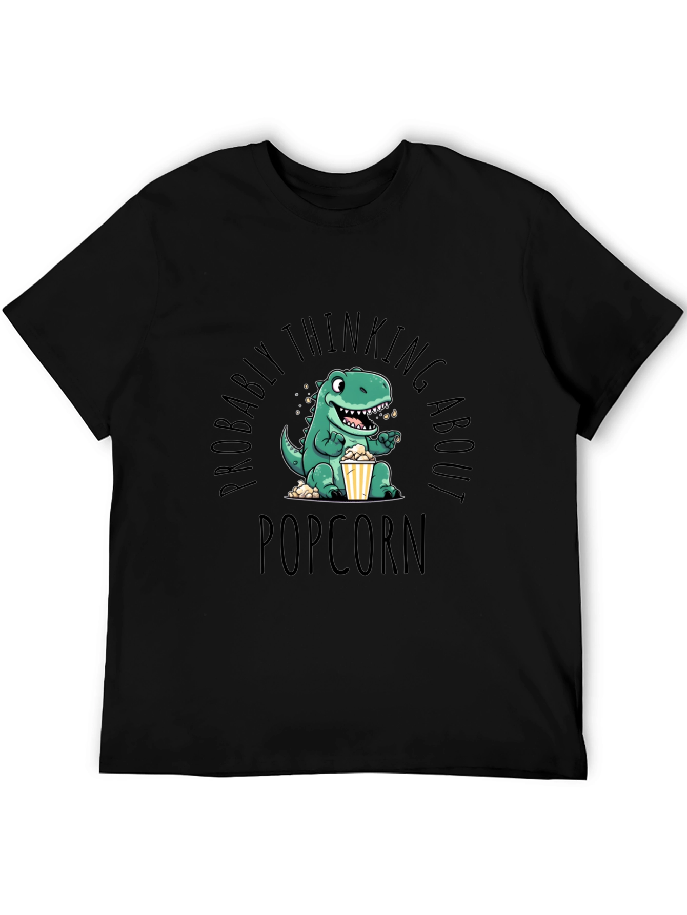 Dino Popcorn T-Shirt - Foodie Fun!