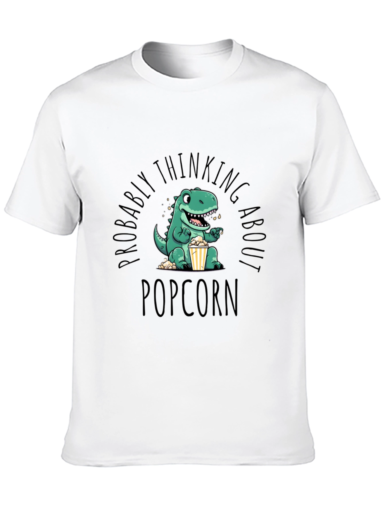 Dino Popcorn T-Shirt - Foodie Fun!