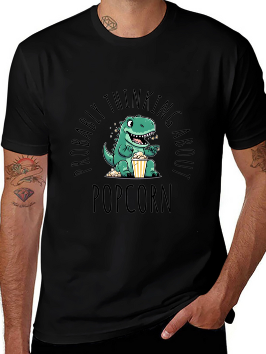 Dino Popcorn T-Shirt - Foodie Fun!