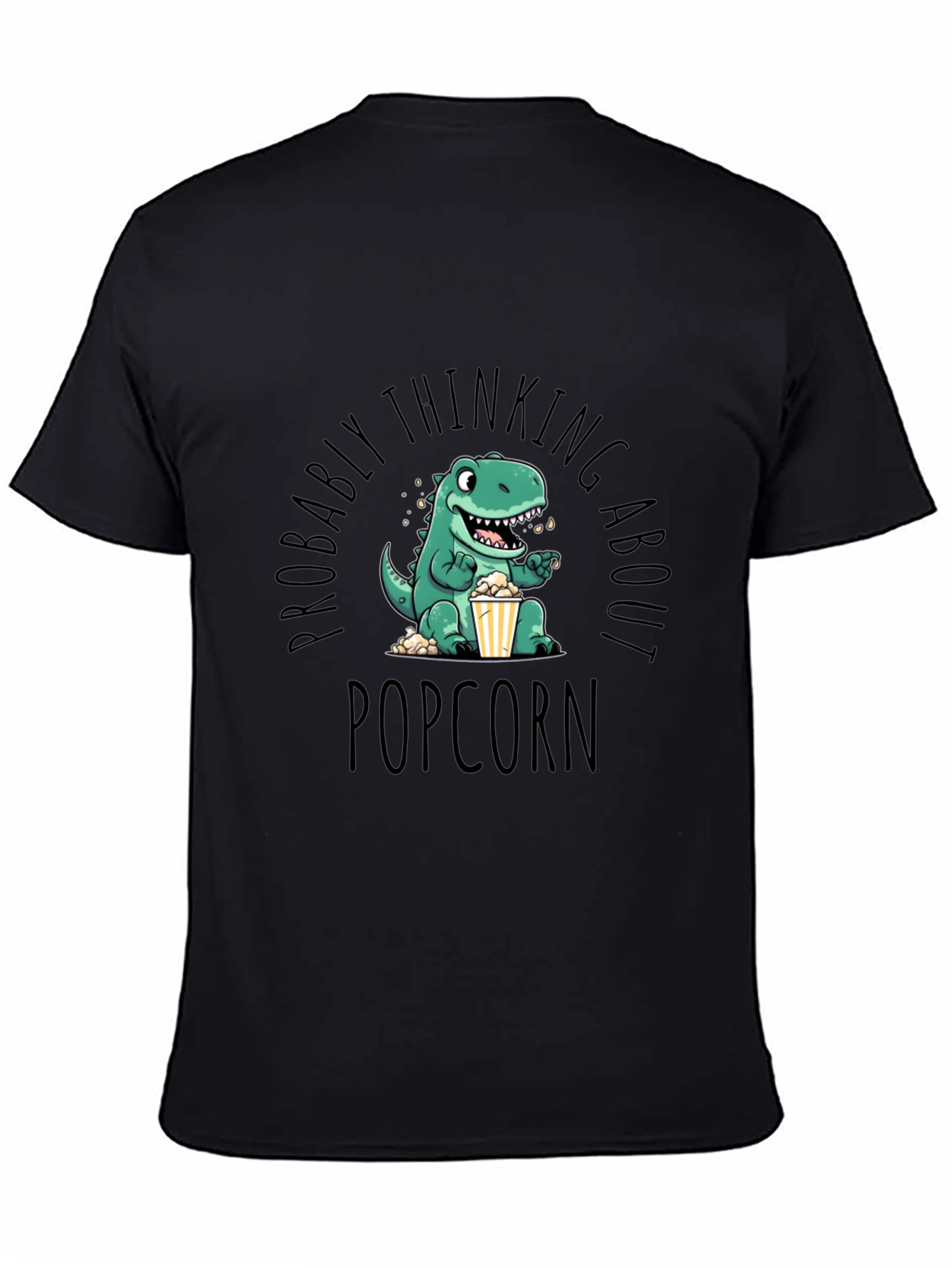 Dino Popcorn T-Shirt - Foodie Fun!