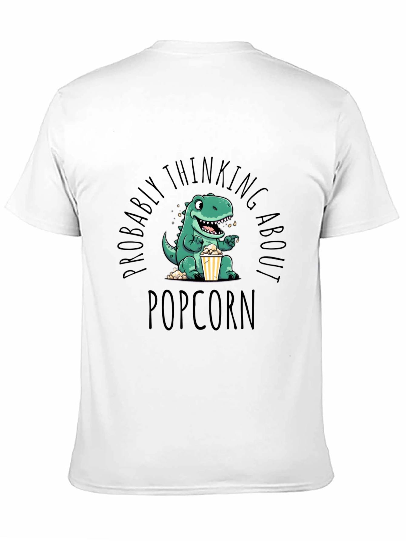 Dino Popcorn T-Shirt - Foodie Fun!