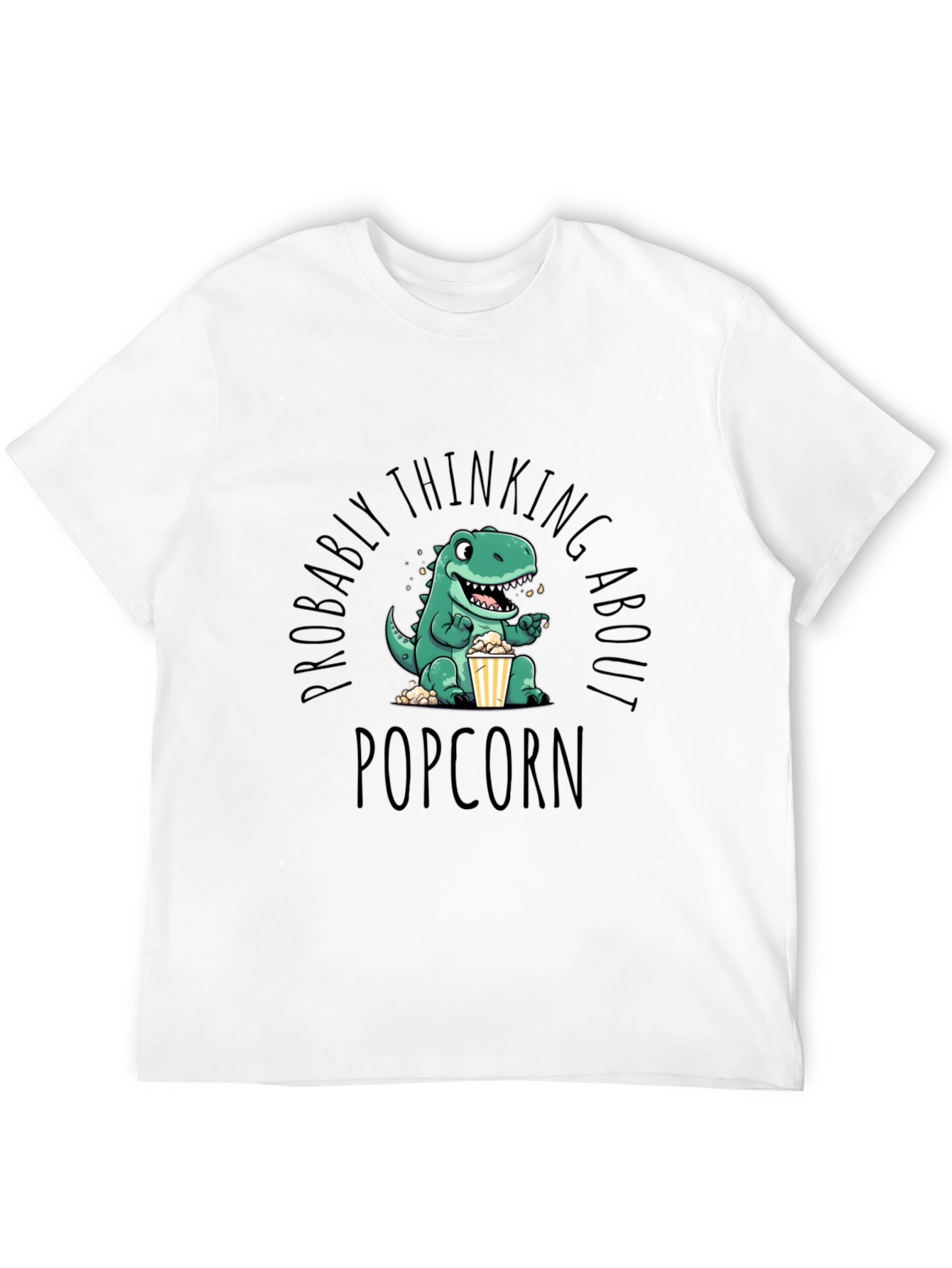 Dino Popcorn T-Shirt - Foodie Fun!