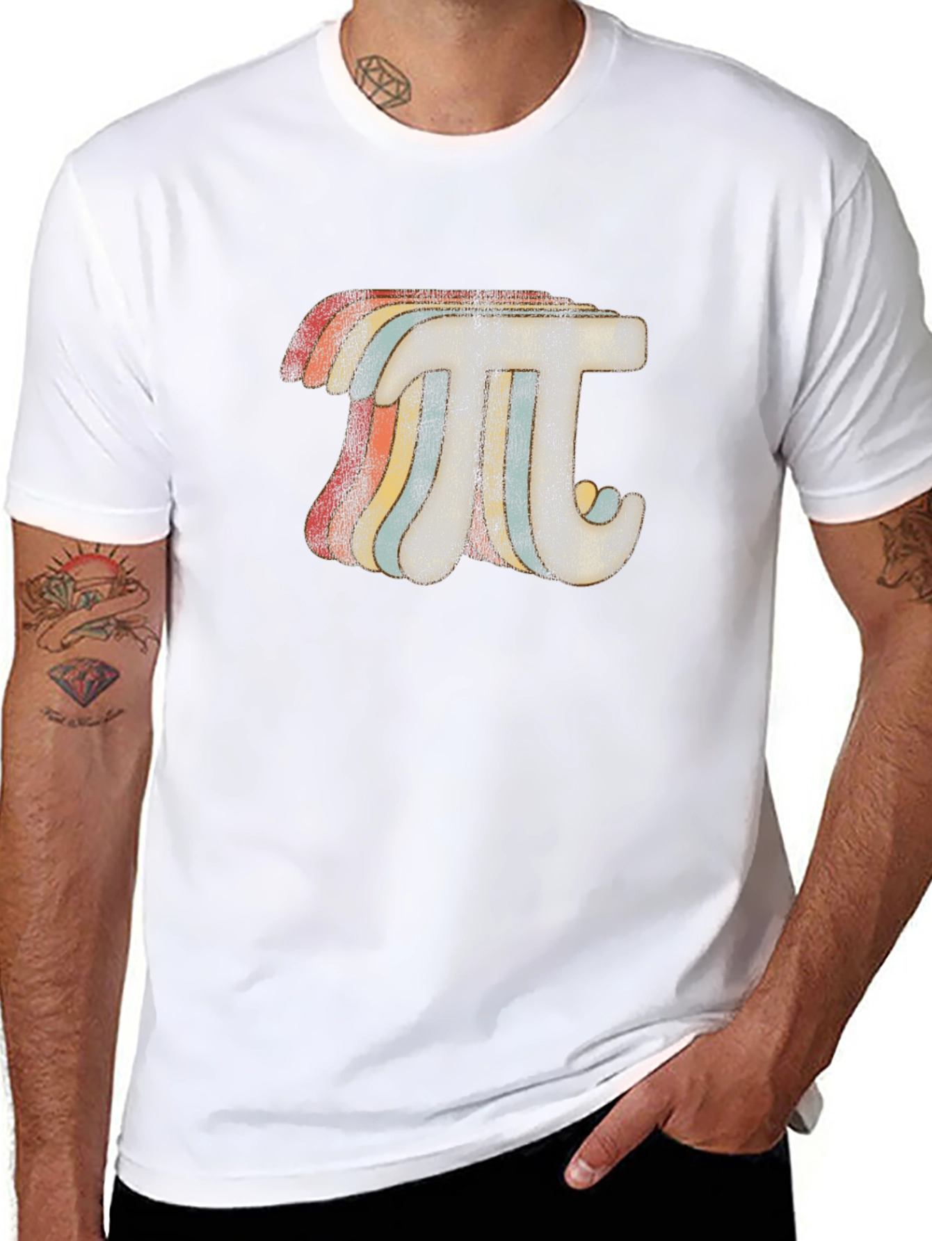 Retro Pi Symbol T-Shirt