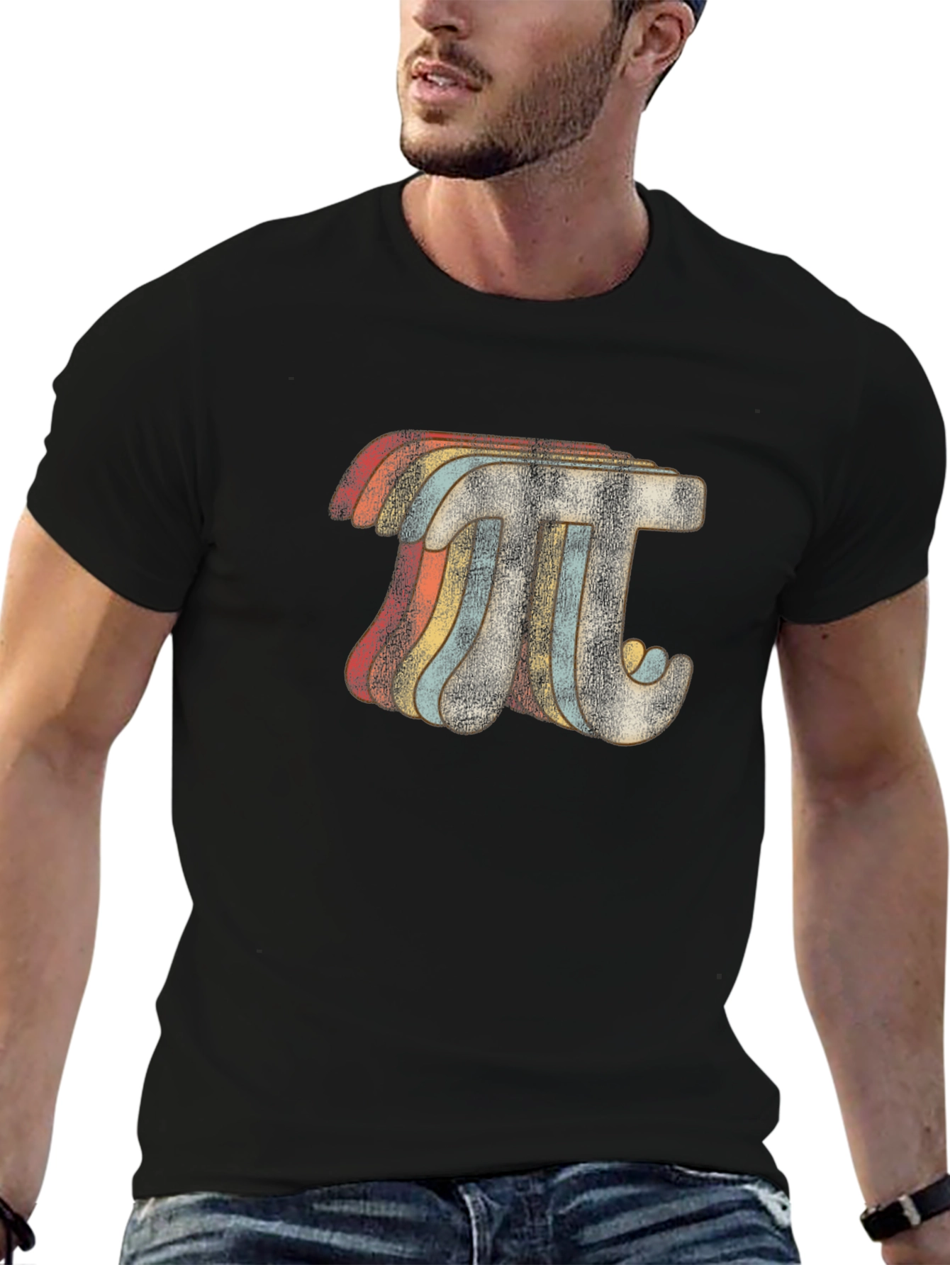 Retro Pi Symbol T-Shirt
