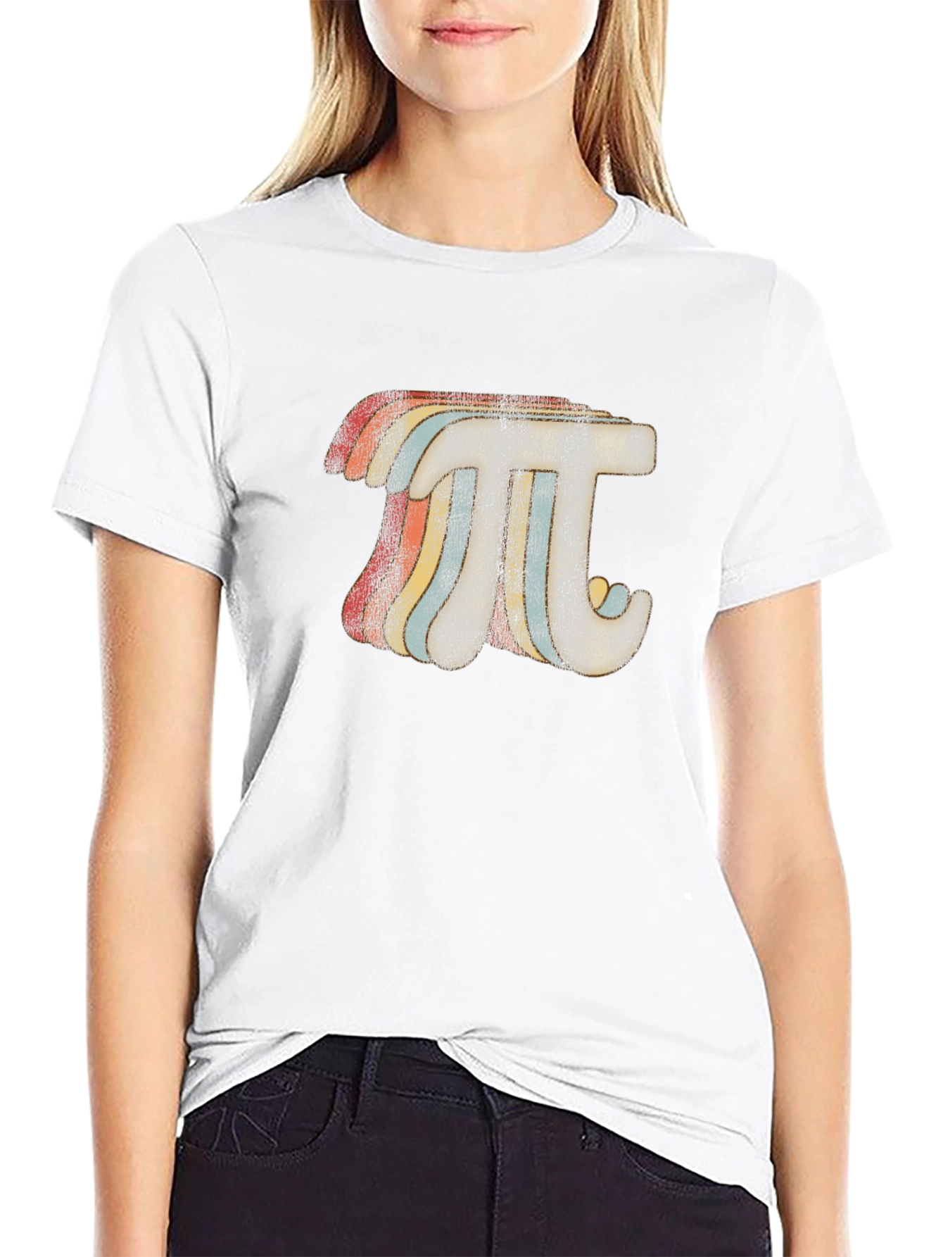 Retro Pi Symbol T-Shirt