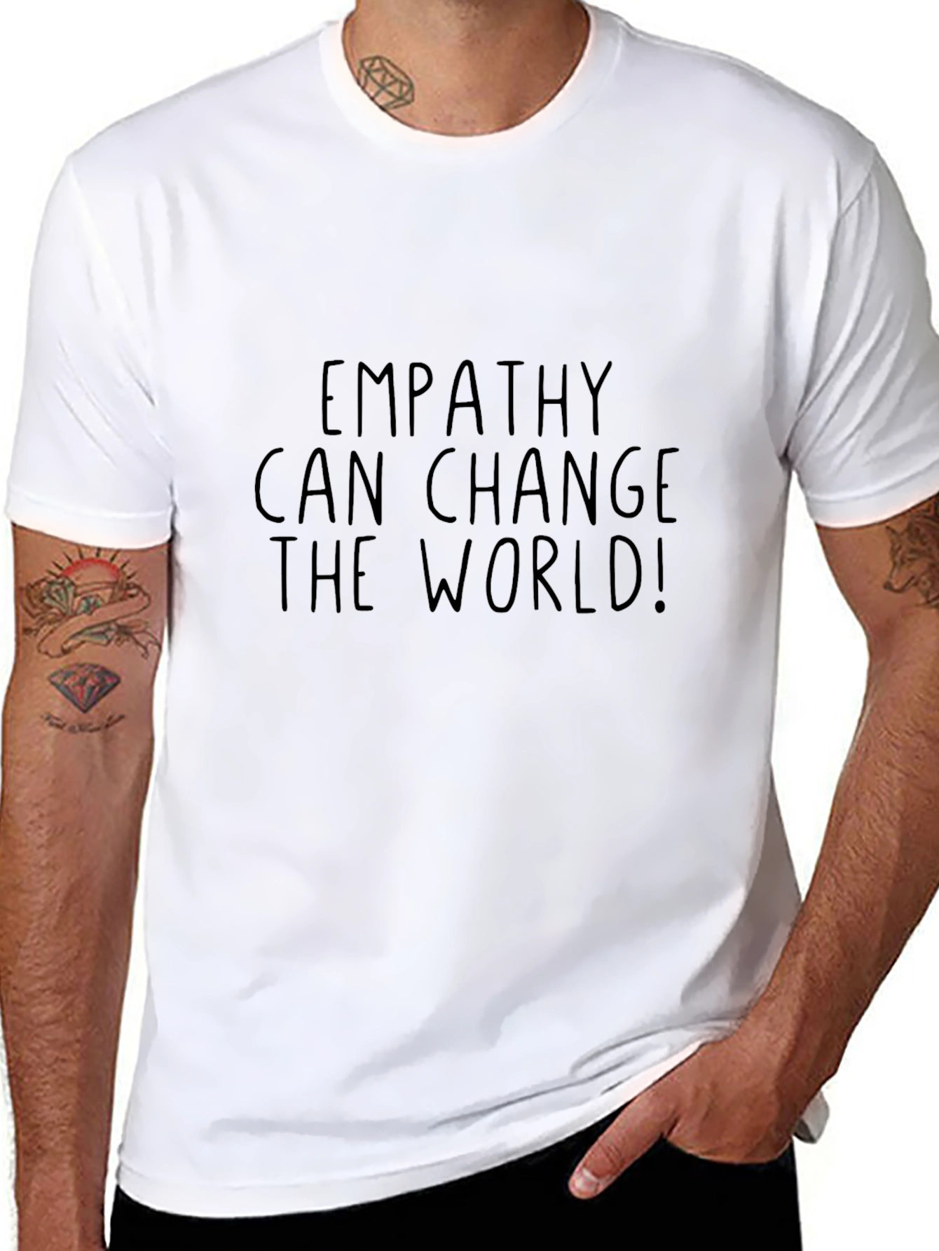 Empathy Can Change the World Black T-Shirt