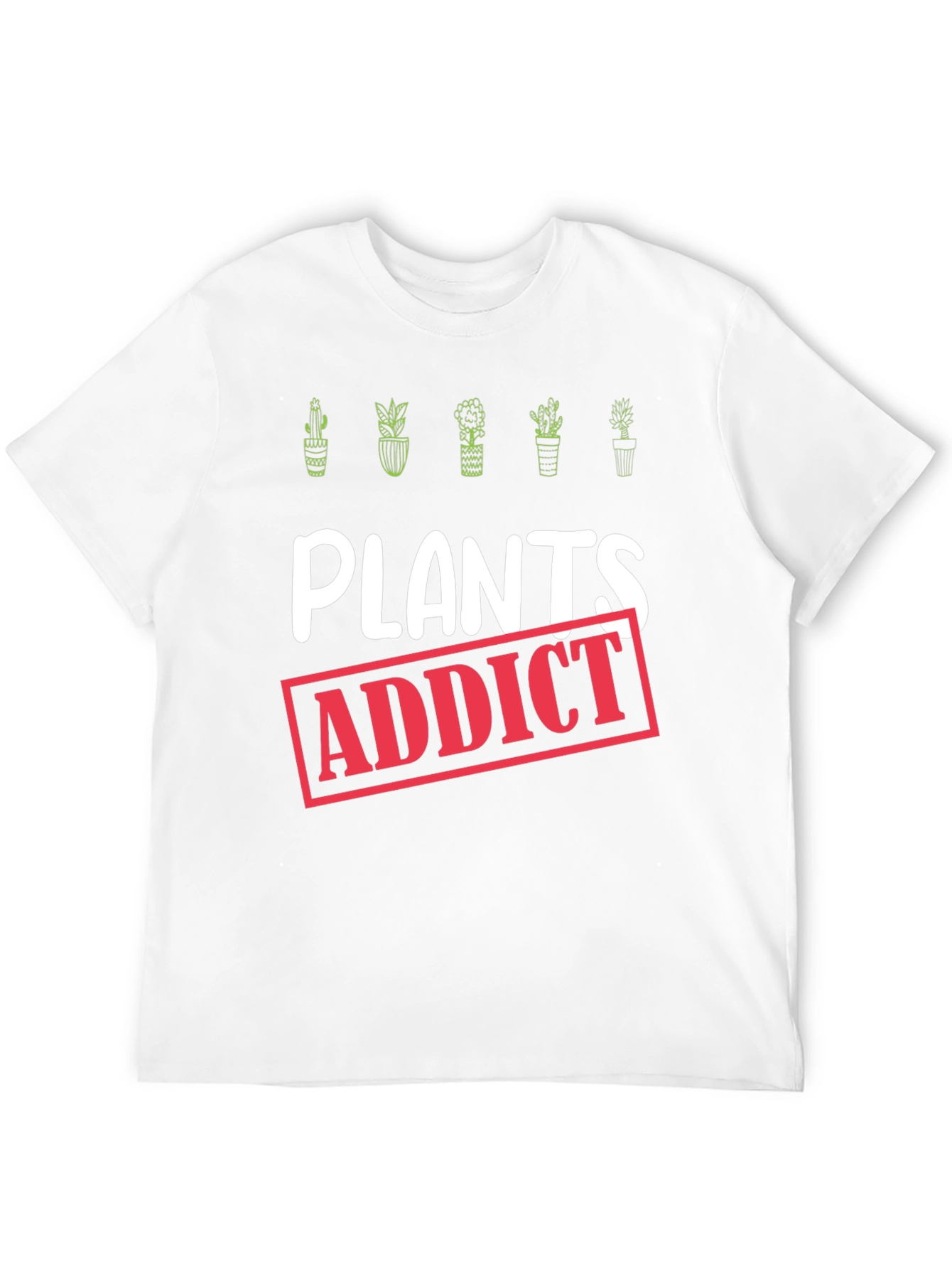 Plants Addict Black Graphic Tee
