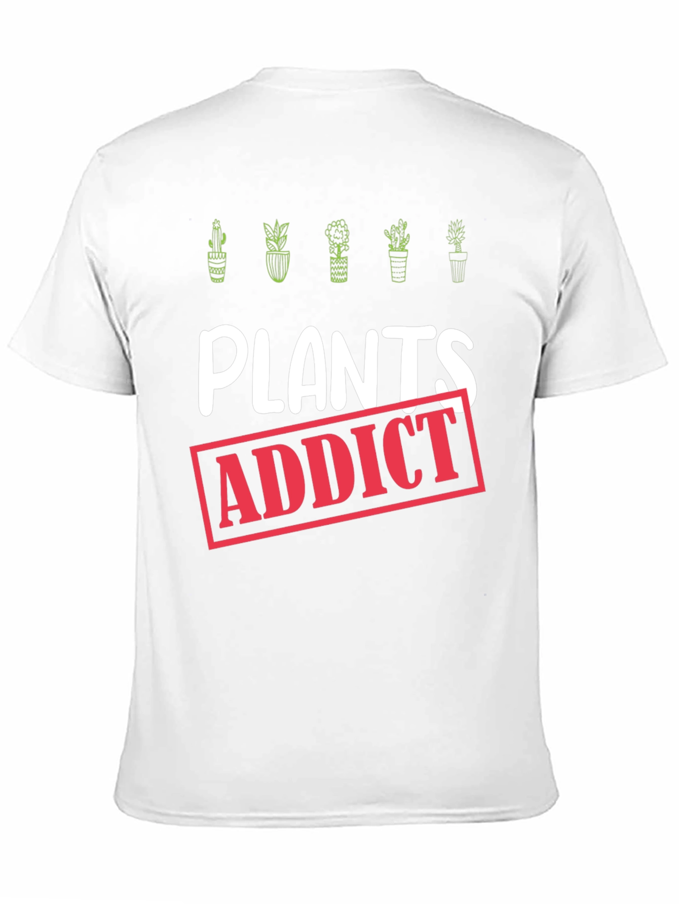 Plants Addict Black Graphic Tee