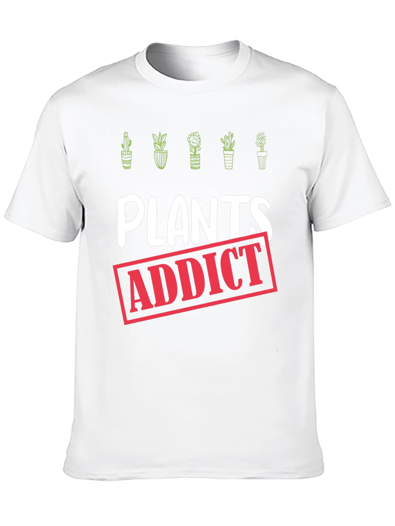 Plants Addict Black Graphic Tee