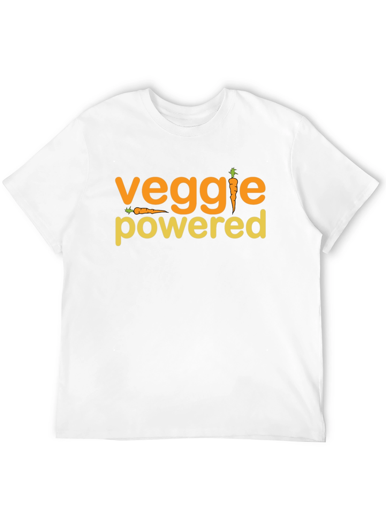 Veggie Powered Graphic Tee - Black Casual T-Shirt