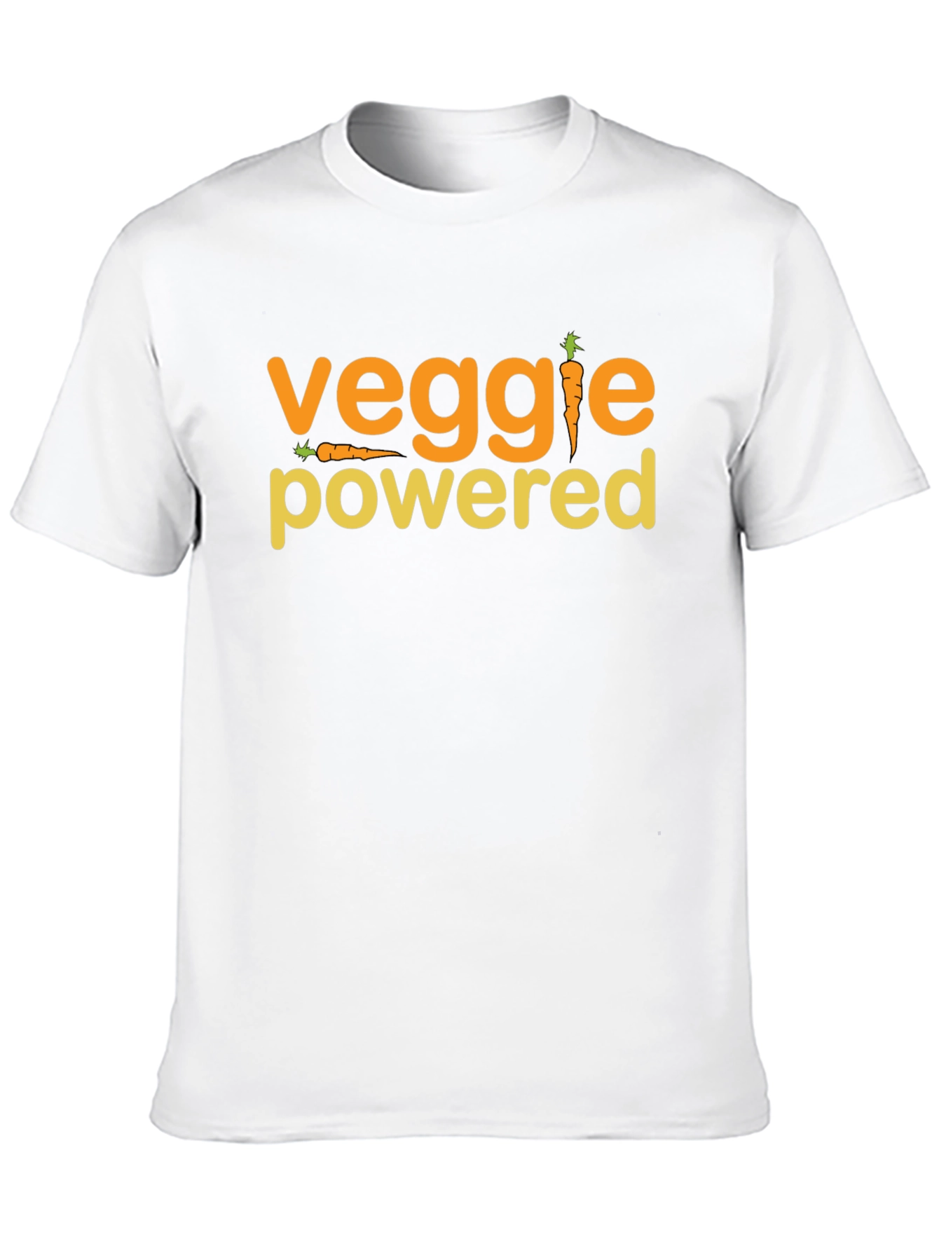 Veggie Powered Graphic Tee - Black Casual T-Shirt