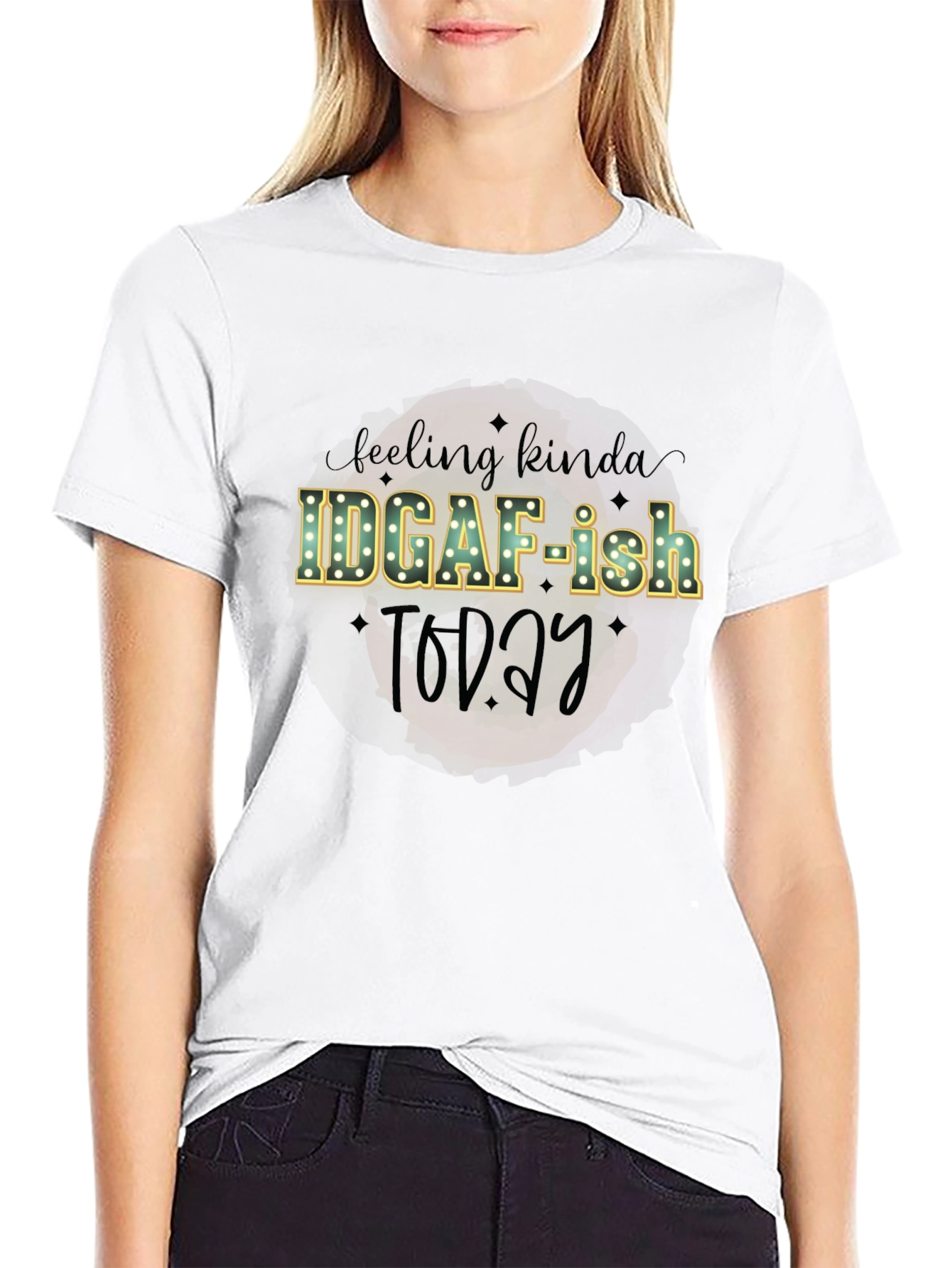 IDGAF-ish Today Graphic Tee - Funny T-Shirt