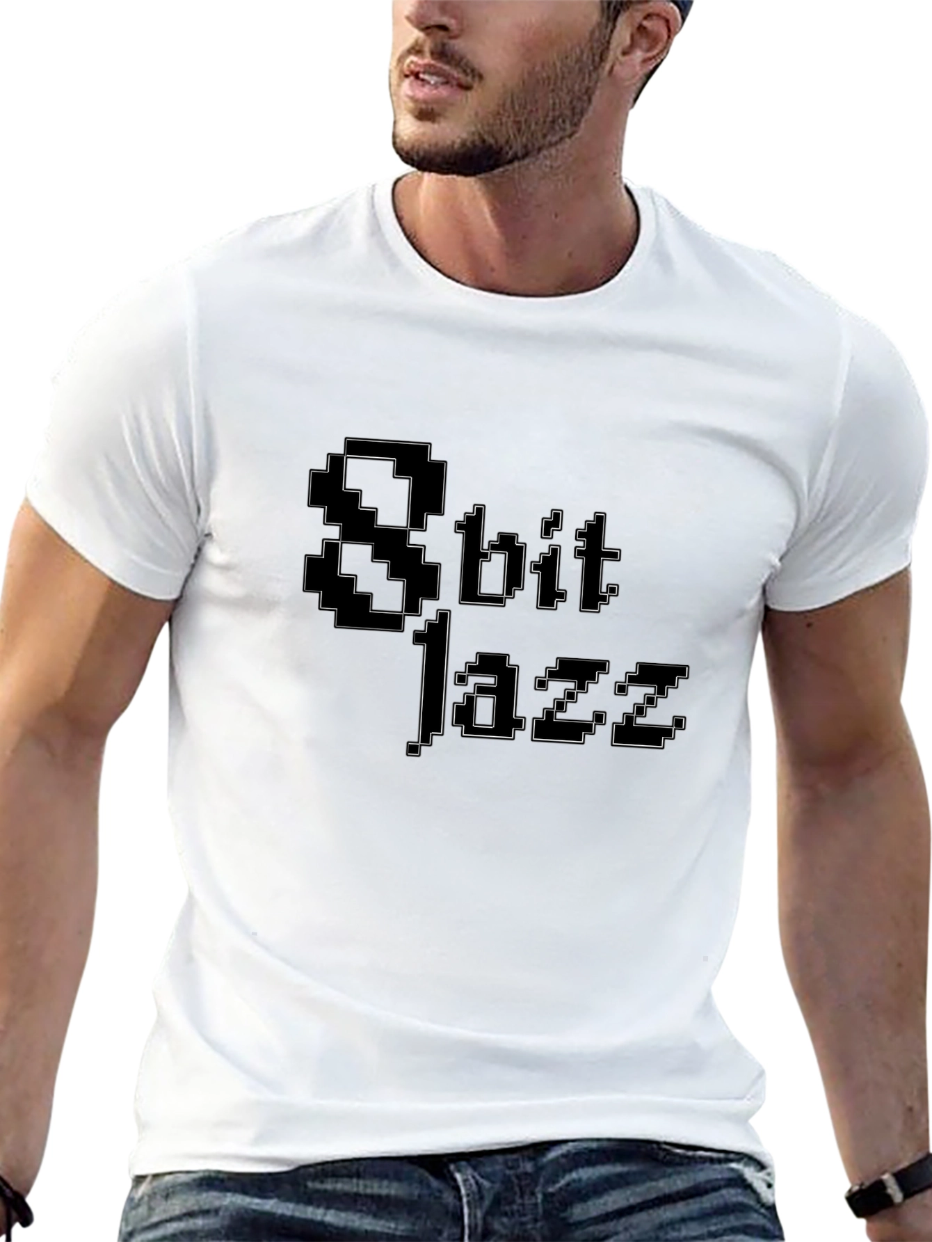 8-Bit Jazz Graphic Tee - Retro Style