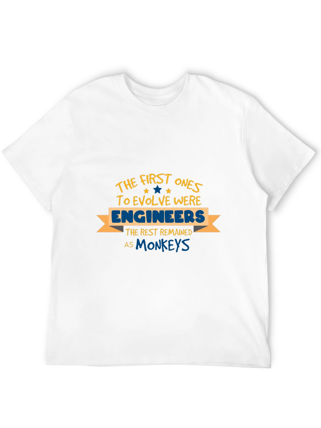 Funny Engineer Evolution Graphic T-Shirt