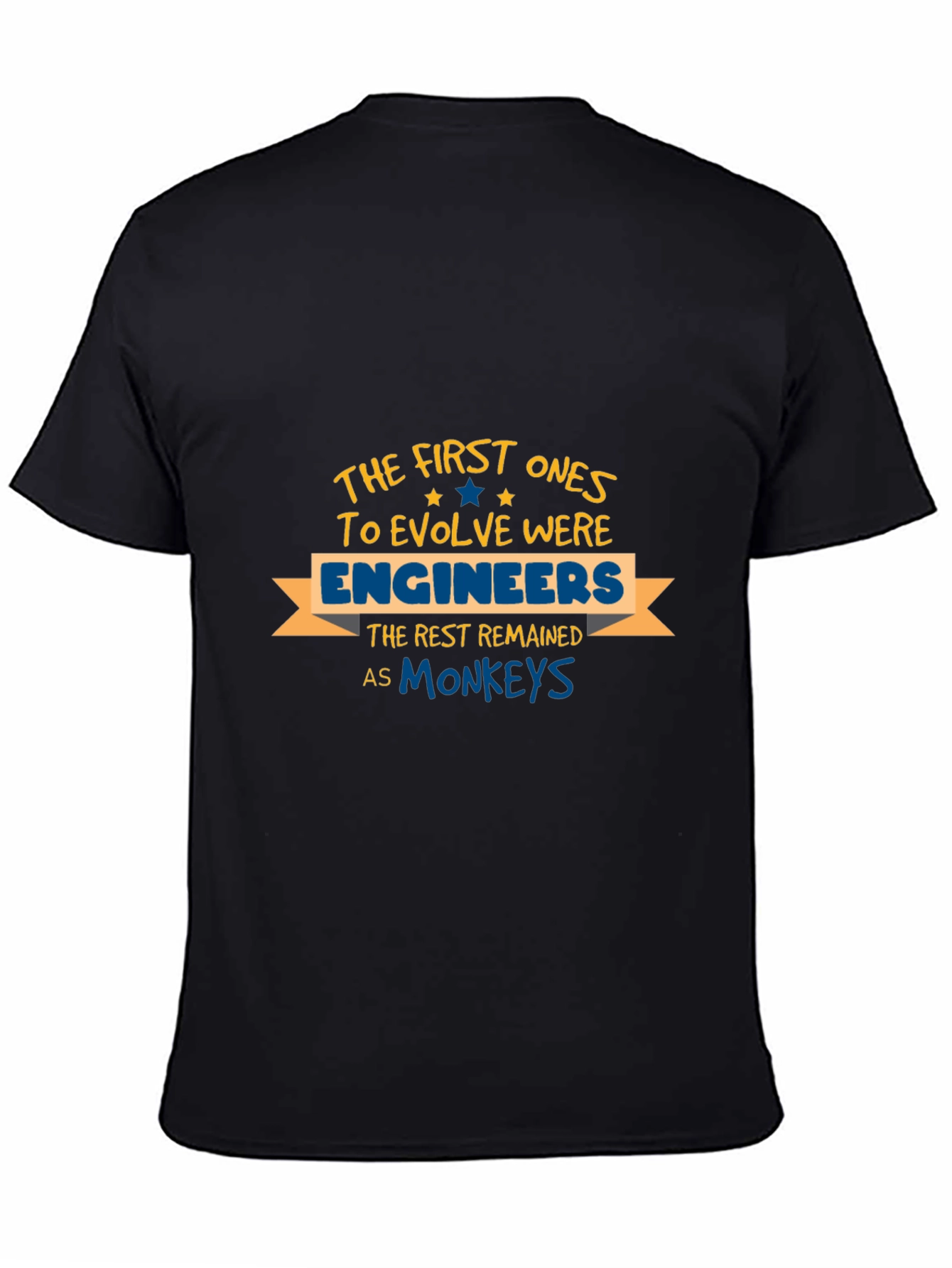 Funny Engineer Evolution Graphic T-Shirt