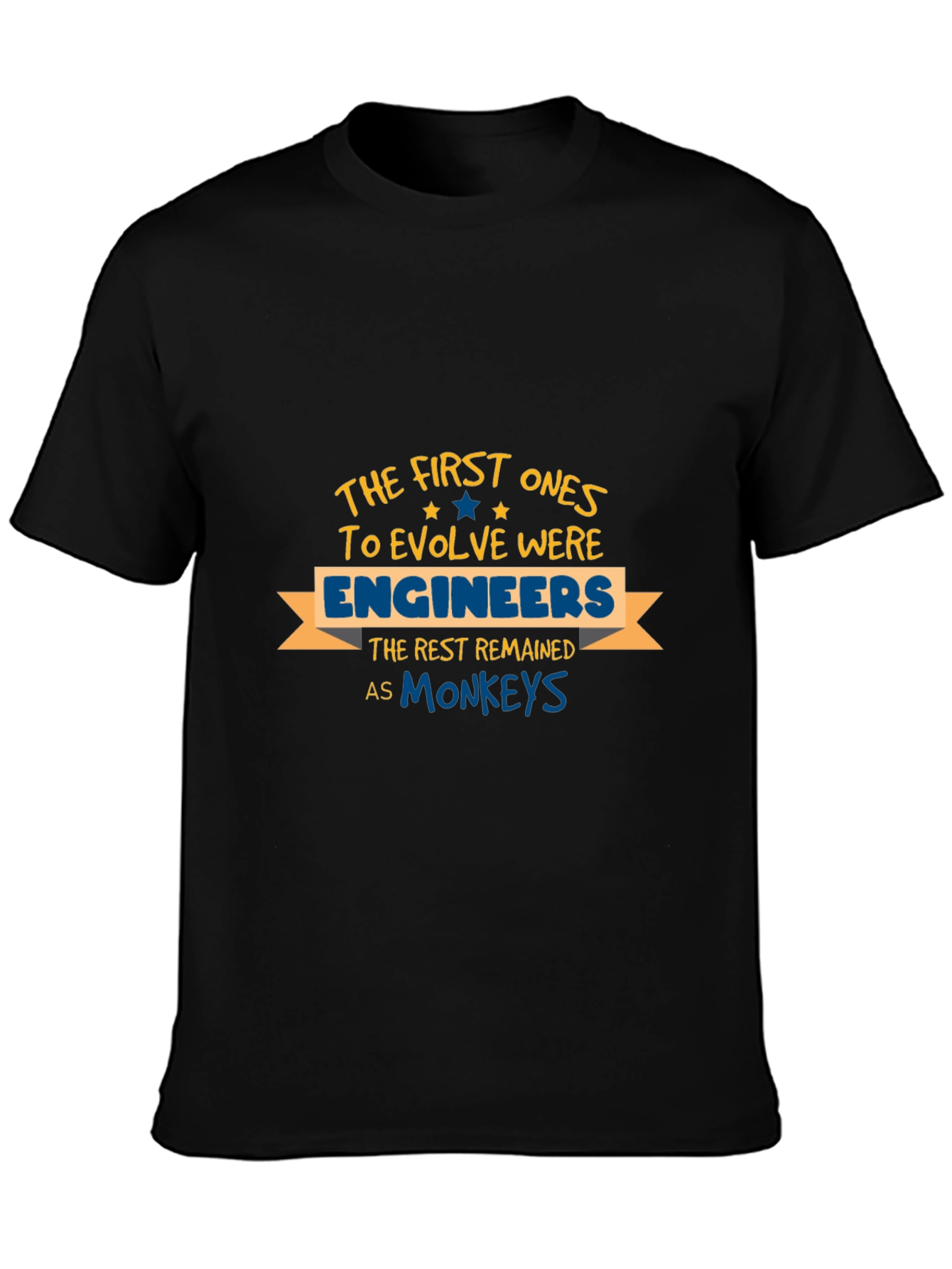Funny Engineer Evolution Graphic T-Shirt