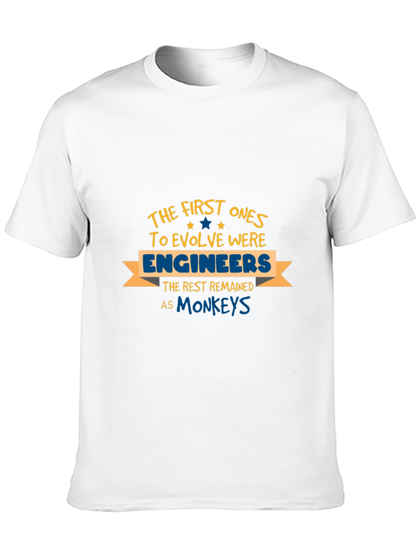Funny Engineer Evolution Graphic T-Shirt