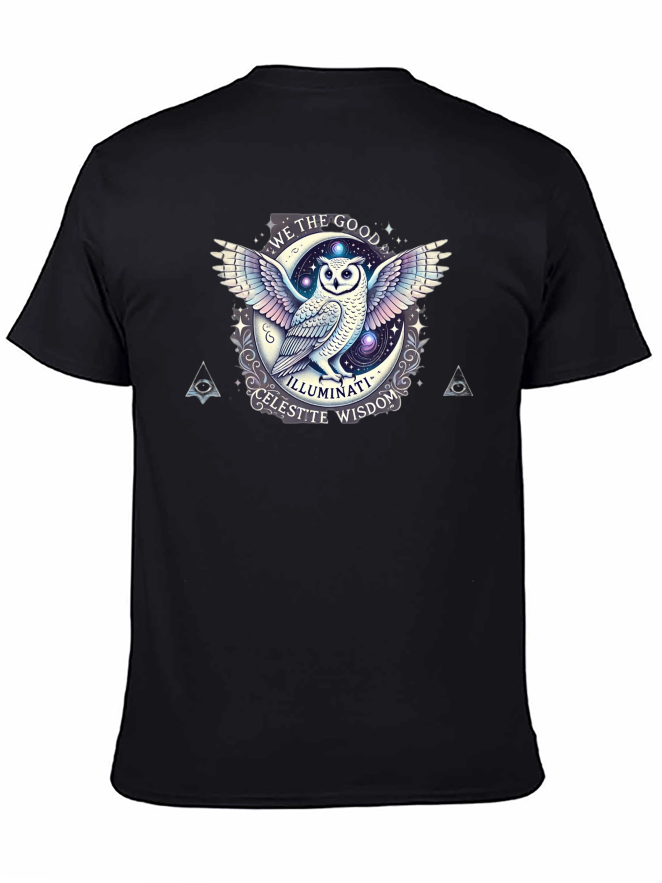 Illuminati Owl Graphic Tee - Celestte Wisdom T-Shirt