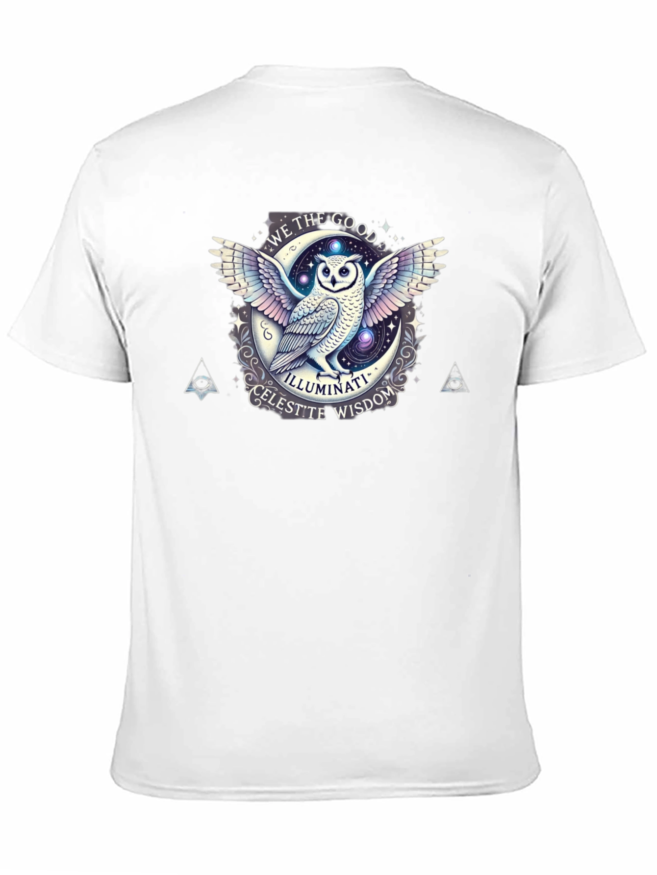 Illuminati Owl Graphic Tee - Celestte Wisdom T-Shirt