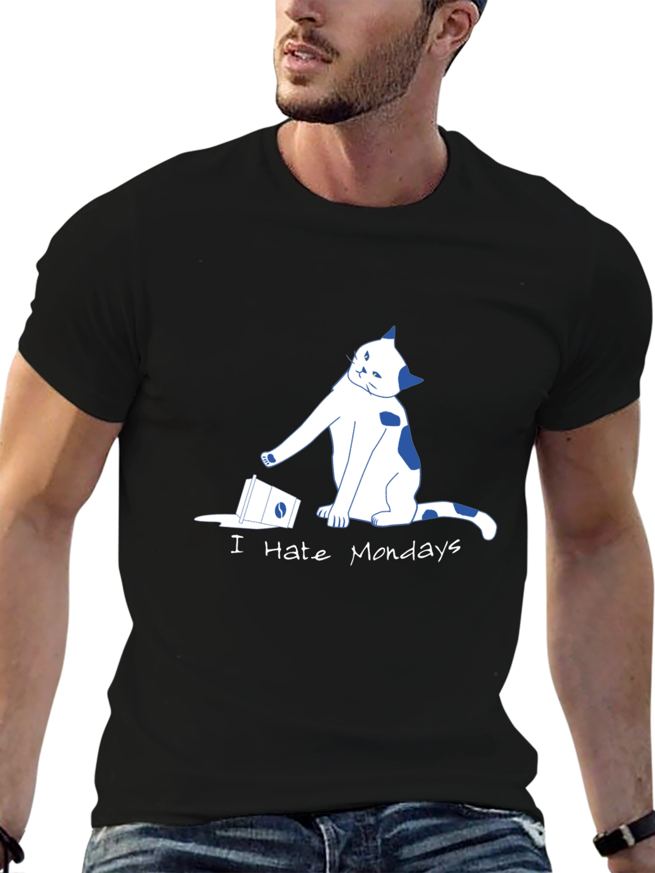 I Hate Mondays Cat T-Shirt