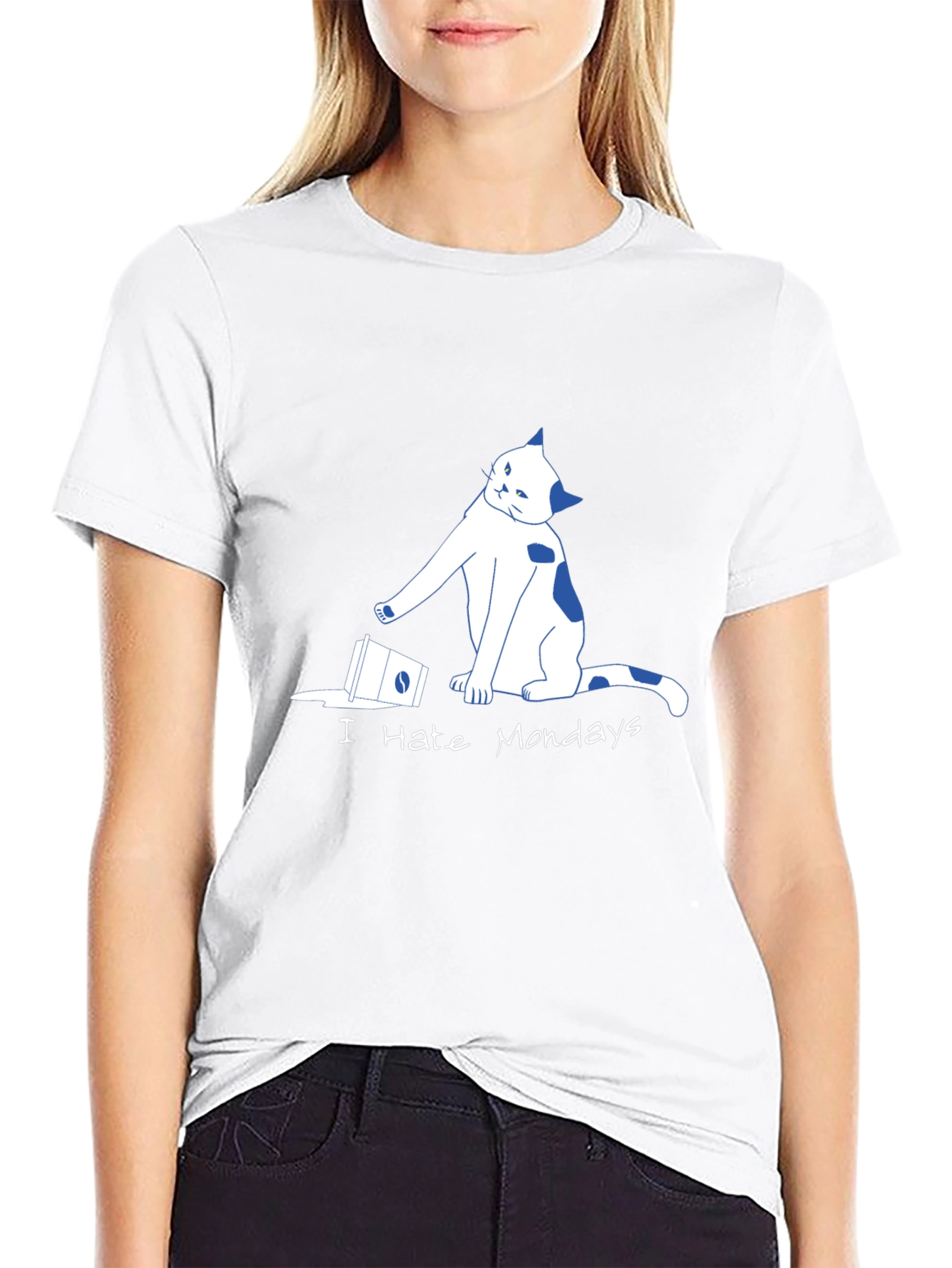I Hate Mondays Cat T-Shirt