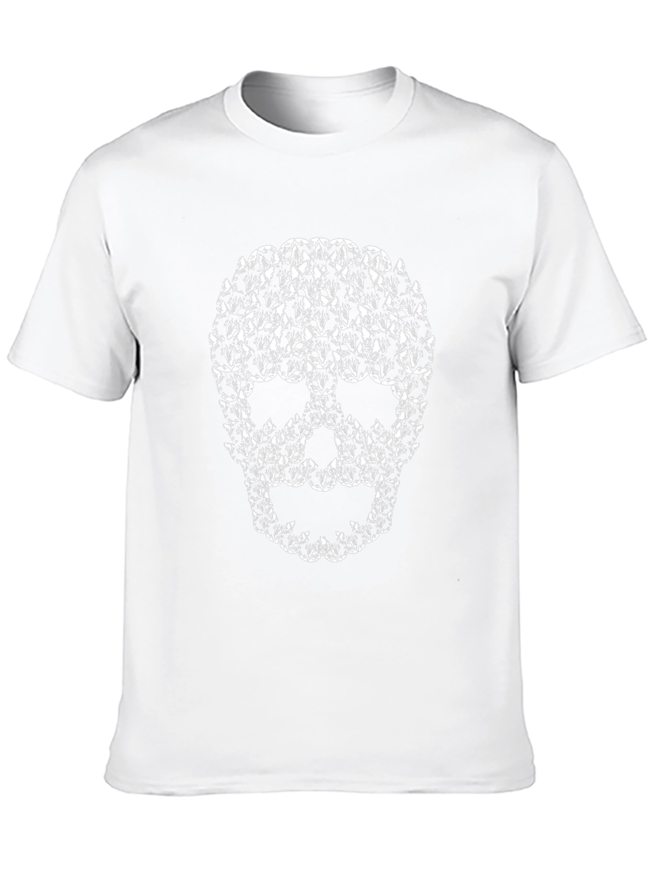 Skull Made of Cats T-Shirt - Black