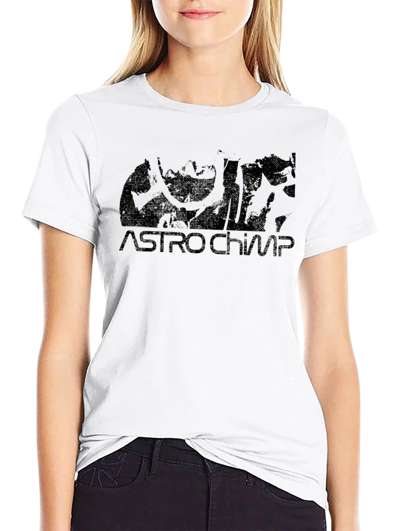 Astro Champ Black Graphic T-Shirt