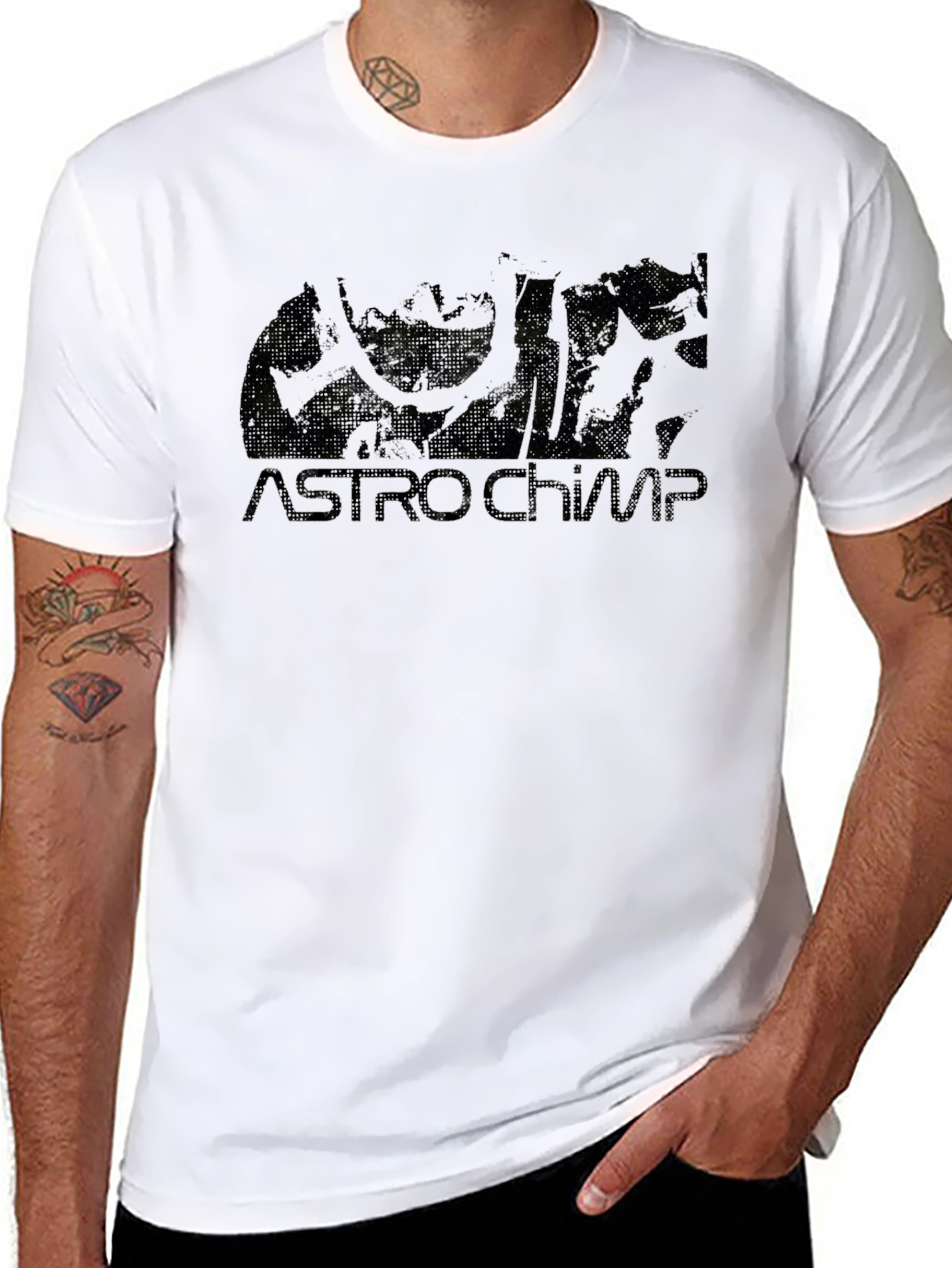 Astro Champ Black Graphic T-Shirt