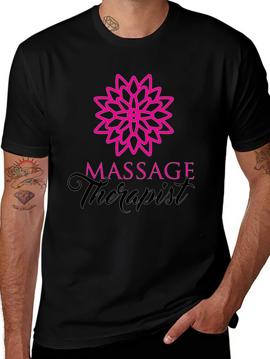 Massage Therapist Graphic Tee - Relax & Heal in Style