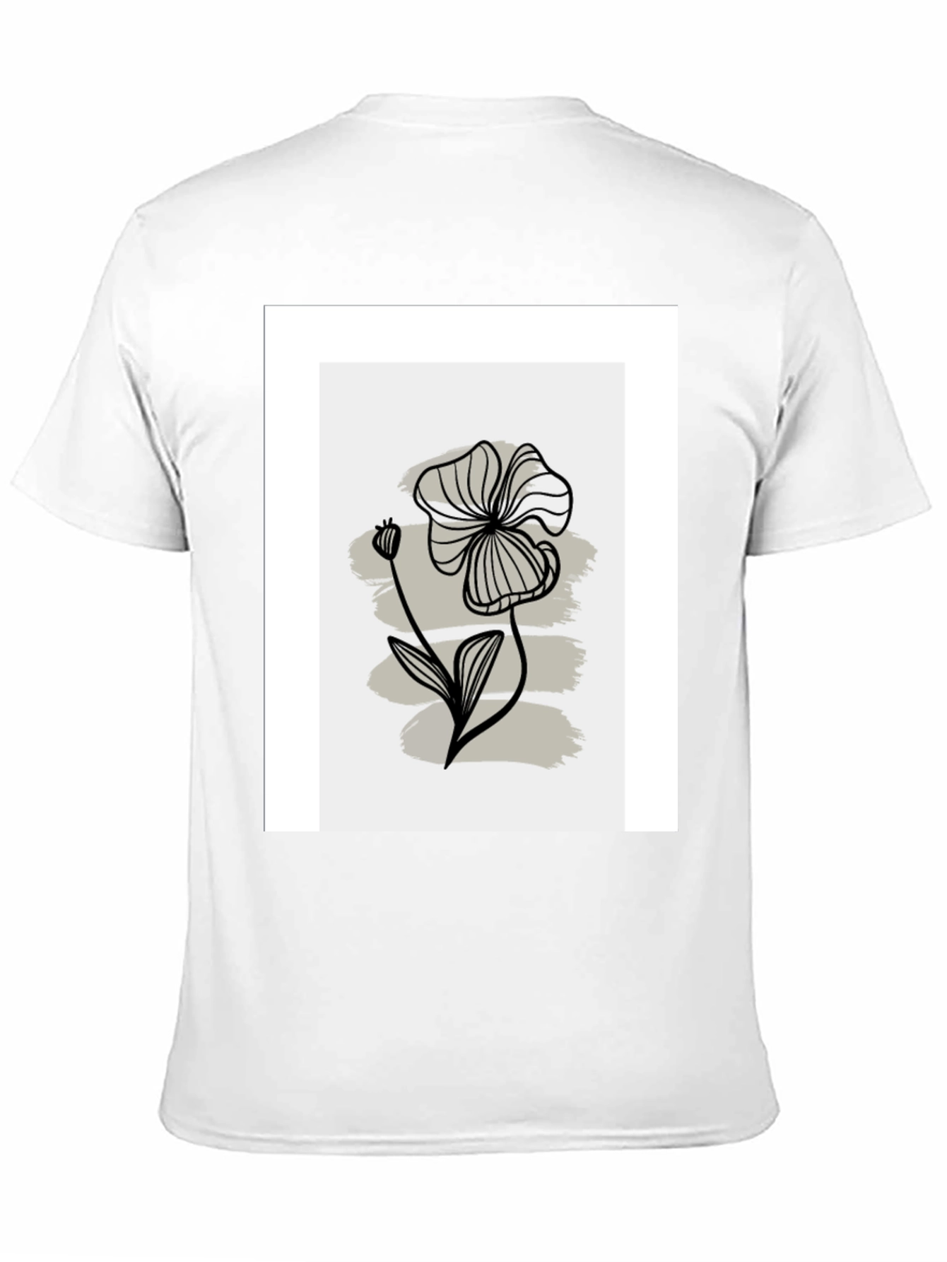 Minimalist Floral Graphic T-Shirt