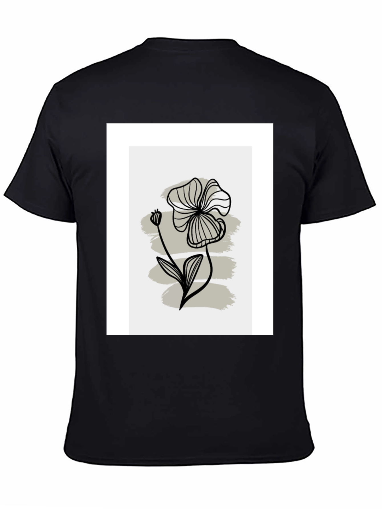 Minimalist Floral Graphic T-Shirt
