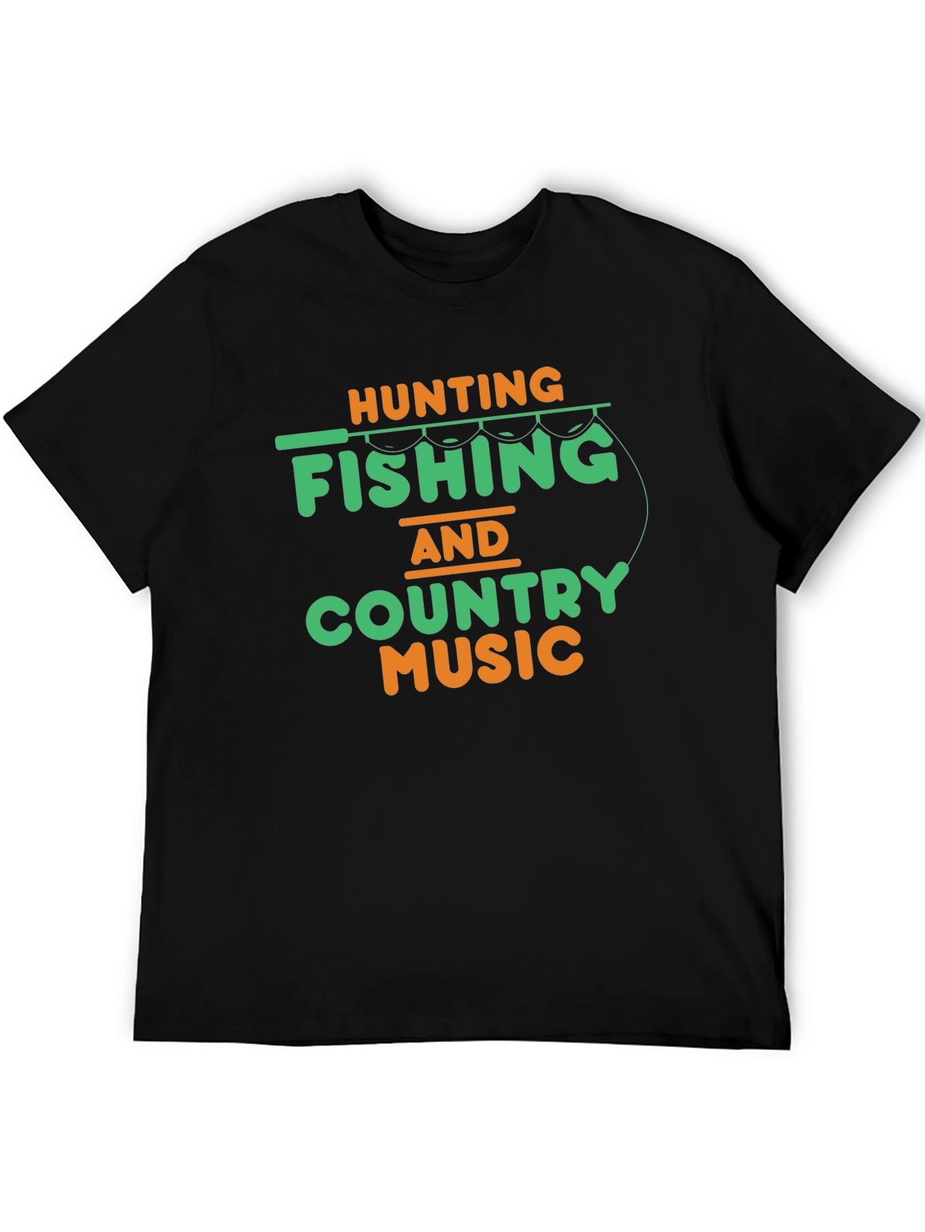 Hunting Fishing & Country Music T-Shirt