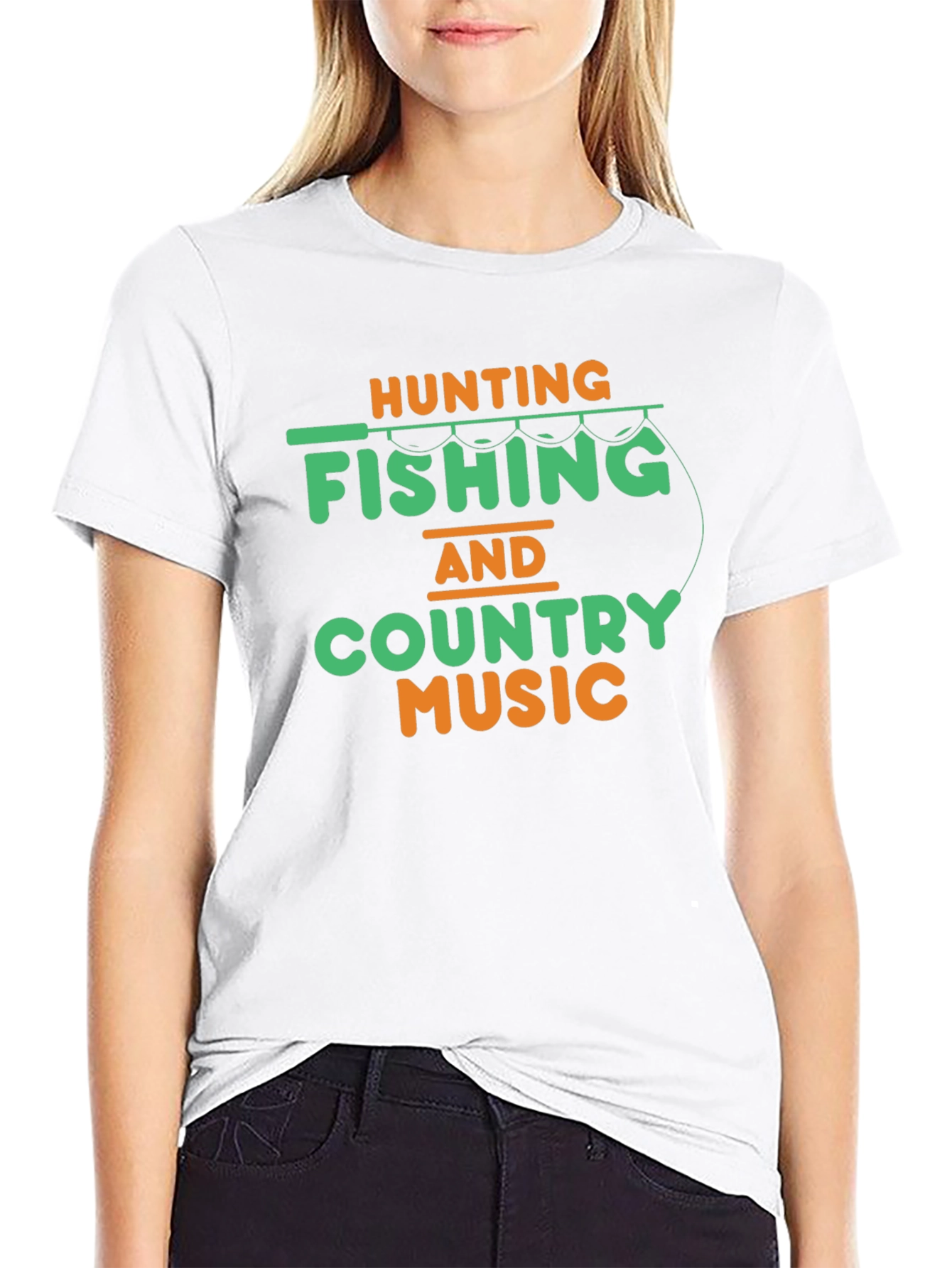 Hunting Fishing & Country Music T-Shirt