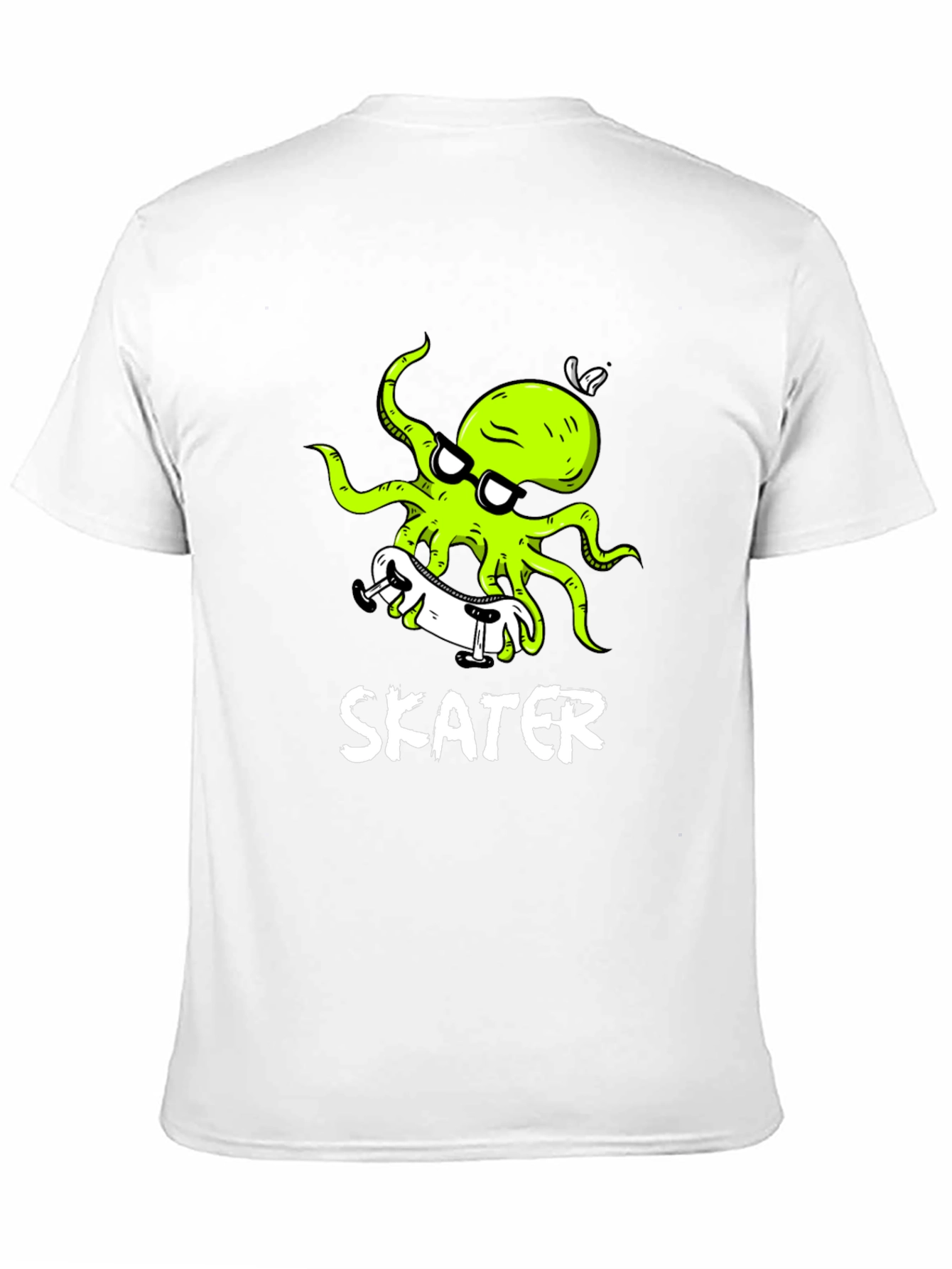 Skater Octopus Graphic T-Shirt