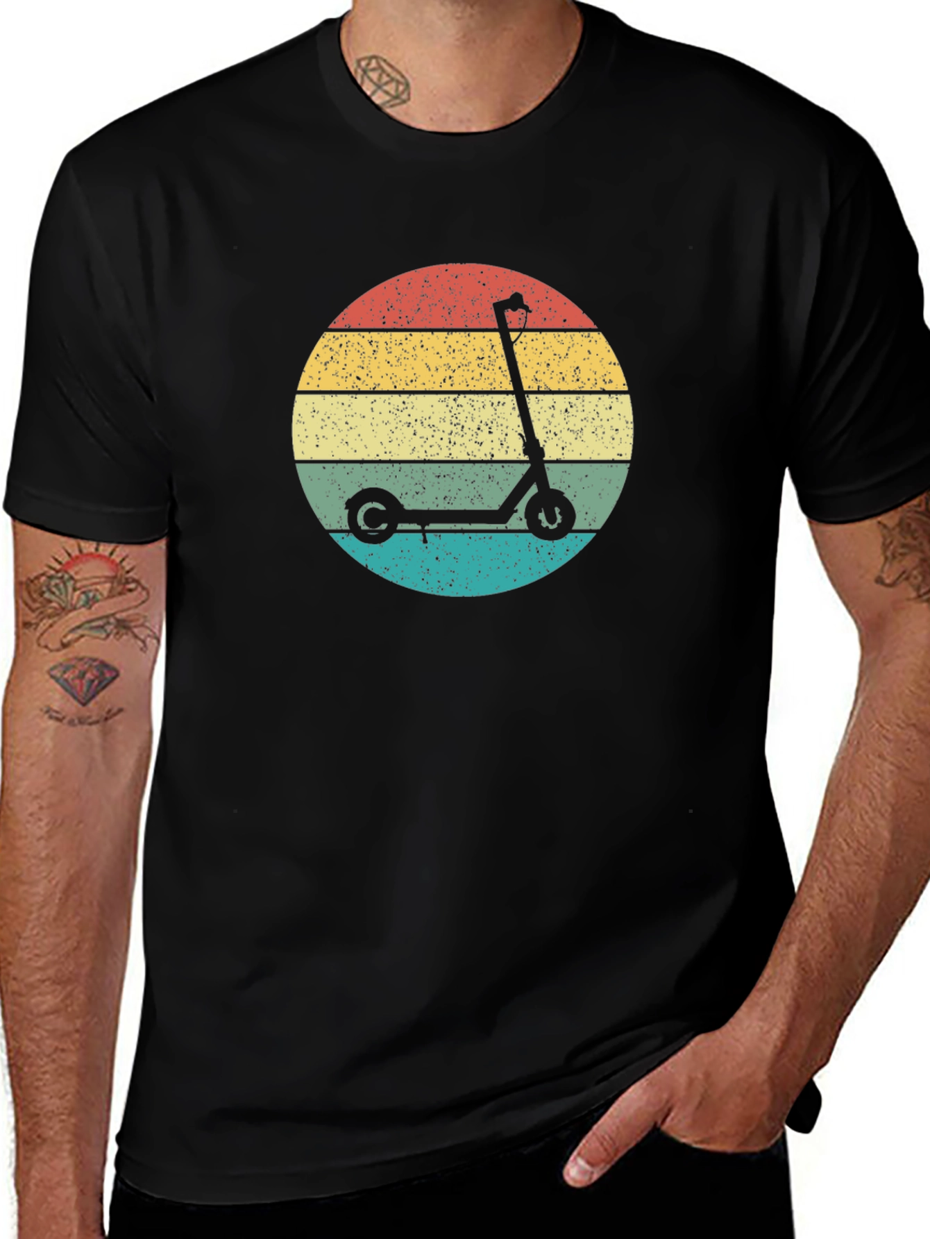 Retro Scooter T-Shirt - Stylish & Comfortable