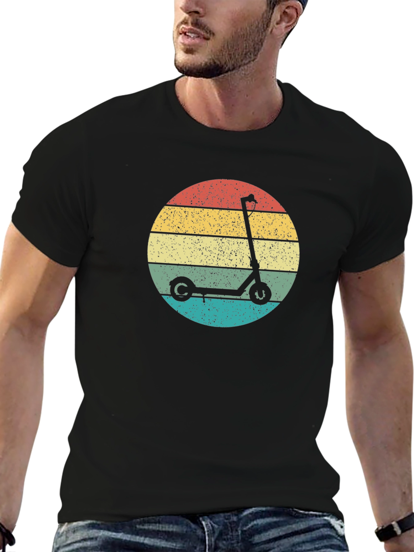 Retro Scooter T-Shirt - Stylish & Comfortable